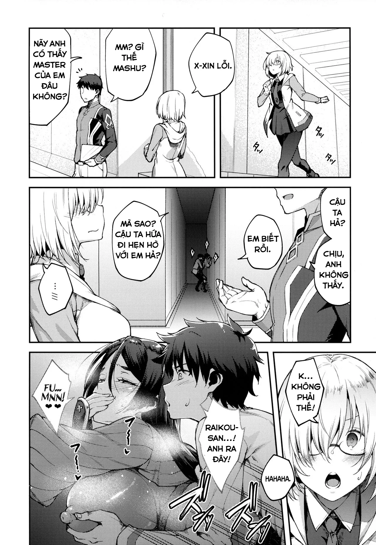 HentaiVN.net - Ảnh 16 - Các Servant Nứng Lồn Thèm Cặc Và Anh Chàng Master May Mắn! [Chaldea Life] - Oneshot