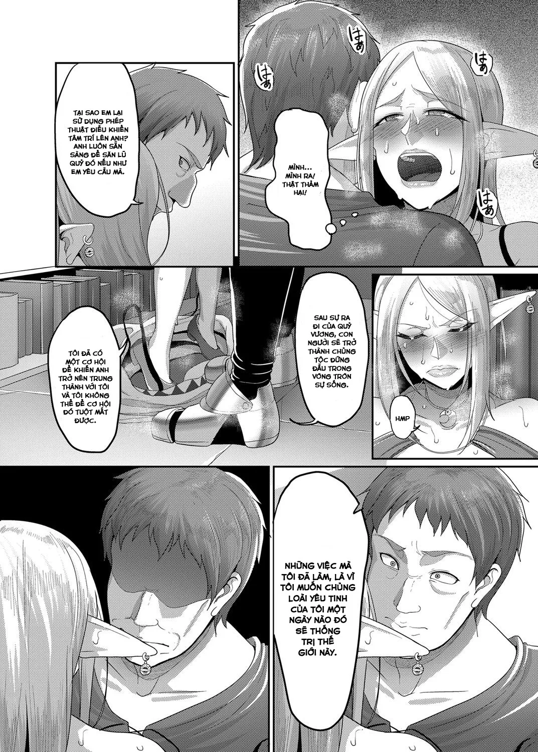 HentaiVN.net - Ảnh 16 - Takabisha Elf Kyousei Konin - Chap 1