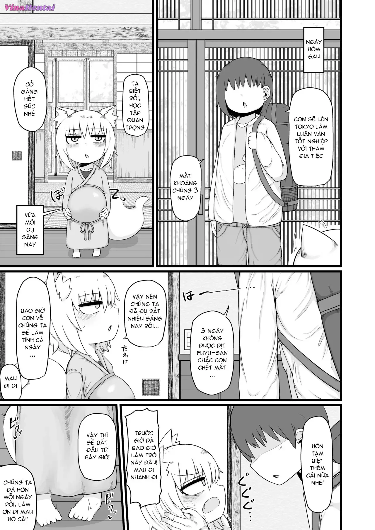 HentaiVN.net - Ảnh 15 - Người Mẹ Loli Không Thể Cưỡng Lại Được Tôi 9 - EP1