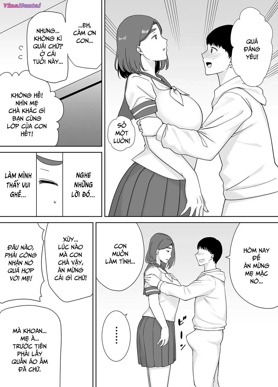 HentaiVN.net - Ảnh 17 - Mẹ chính là người tôi yêu! - Chap 6