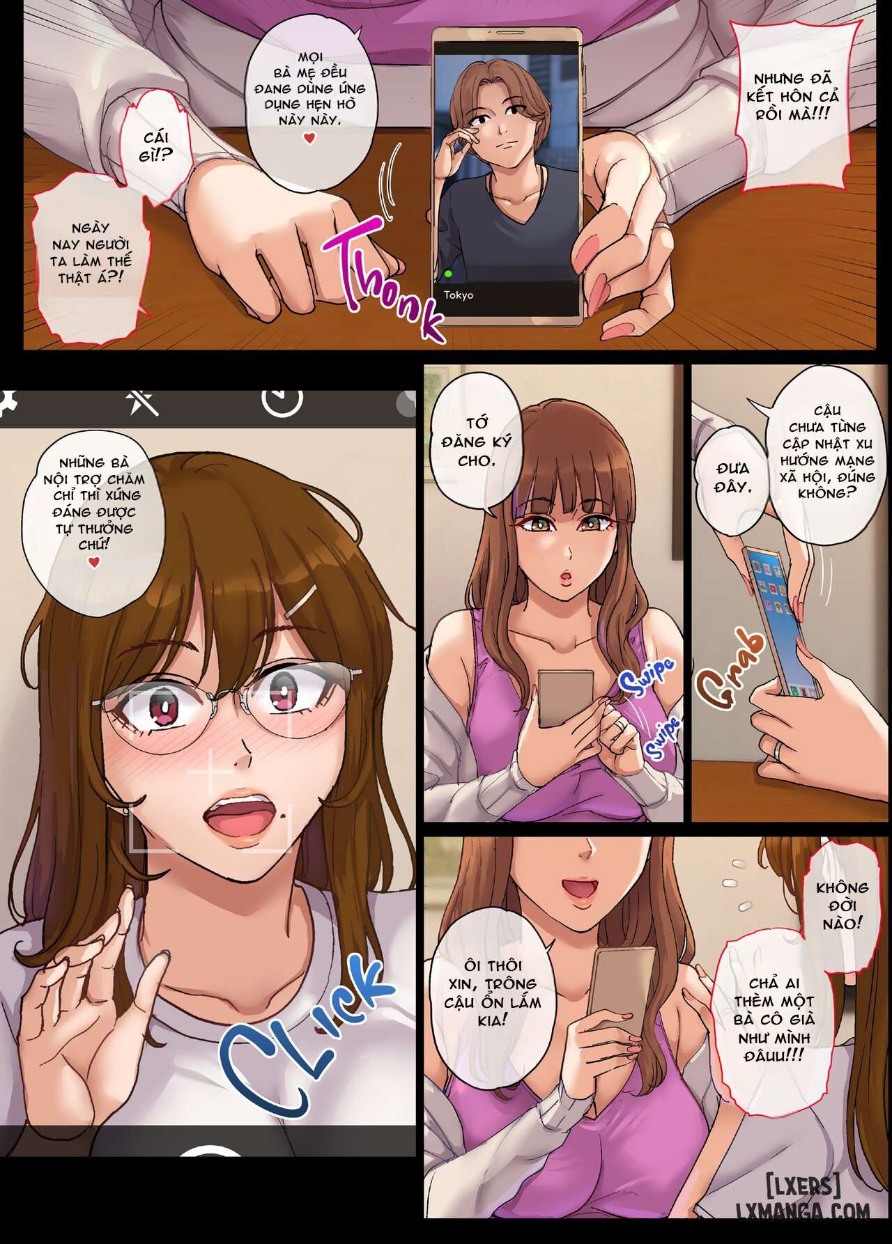 HentaiVN.net - Ảnh 16 - Matching With a Hot Wife for a Quickie - Oneshot