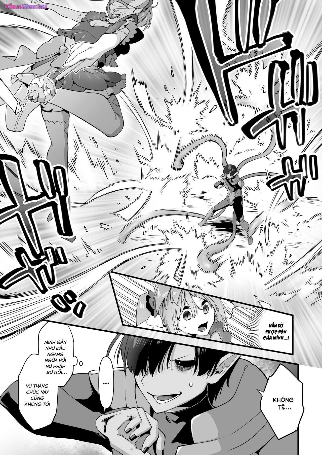HentaiVN.net - Ảnh 17 - Aku no Tesaki ni Natta node. ~Mahou Shoujo o Ryoujoku Shimasu~ 2 - Chap 1
