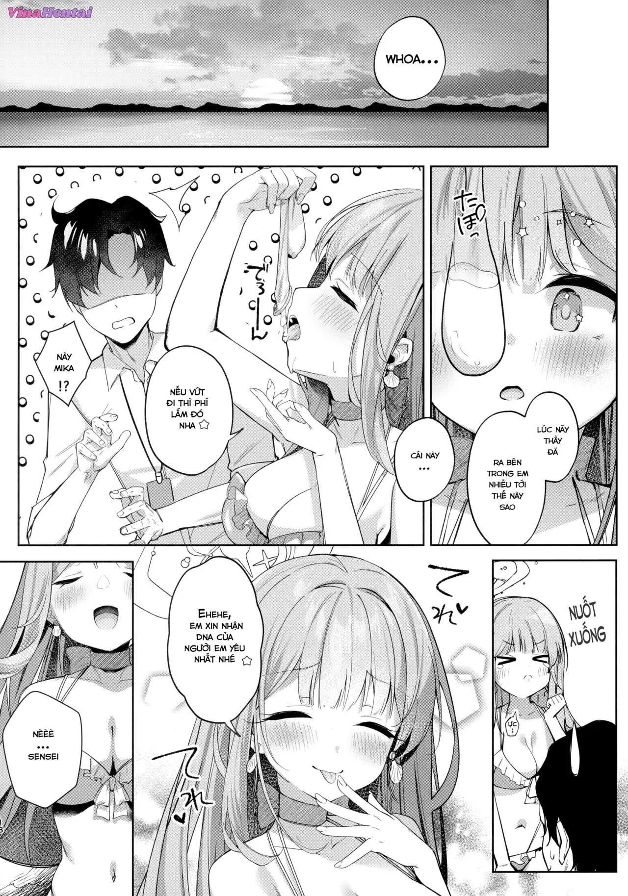 HentaiVN.net - Ảnh 17 - Chìm Đắm Vào Thực Tại Của Đêm Trường - Oneshot