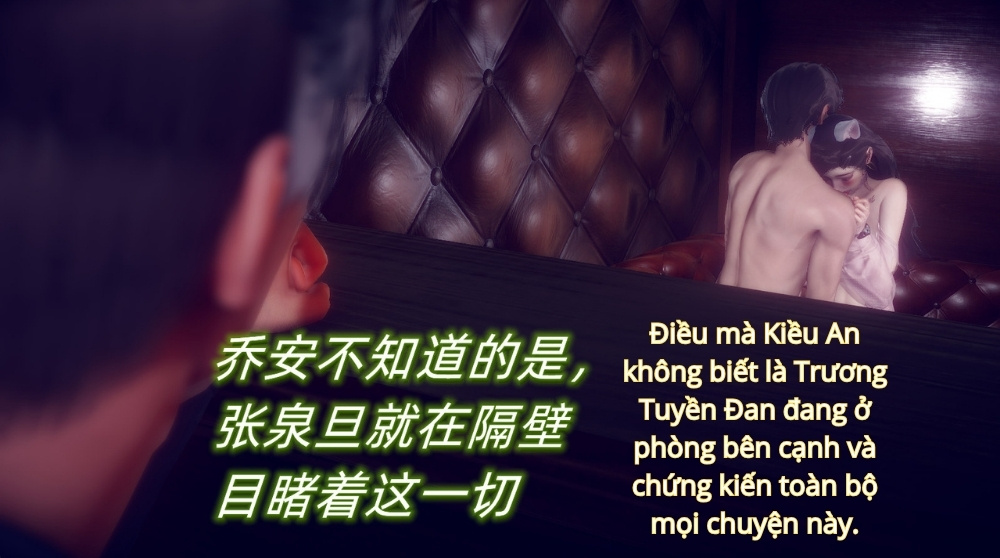 HentaiVN.net - Ảnh 49 - Tiểu Sử Trần Kiều An - Chap 16: Trương Tuyền Đan nhìn trộm. Âm mưu gì đây ?