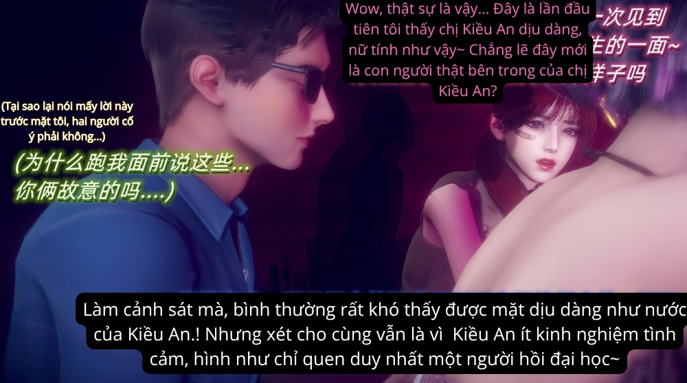 HentaiVN.net - Ảnh 6 - Tiểu Sử Trần Kiều An - Chap 16: Trương Tuyền Đan nhìn trộm. Âm mưu gì đây ?