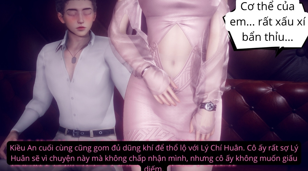 HentaiVN.net - Ảnh 26 - Tiểu Sử Trần Kiều An - Chap 16: Trương Tuyền Đan nhìn trộm. Âm mưu gì đây ?