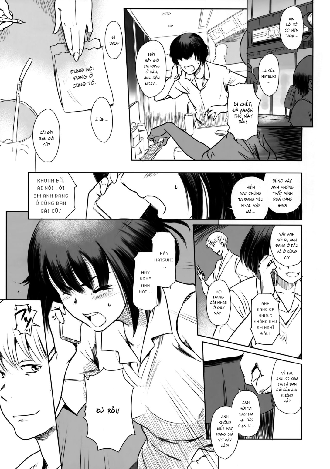 HentaiVN.net - Ảnh 17 - Tan vỡ một cuộc tình giữa mùa hè - Chap 1