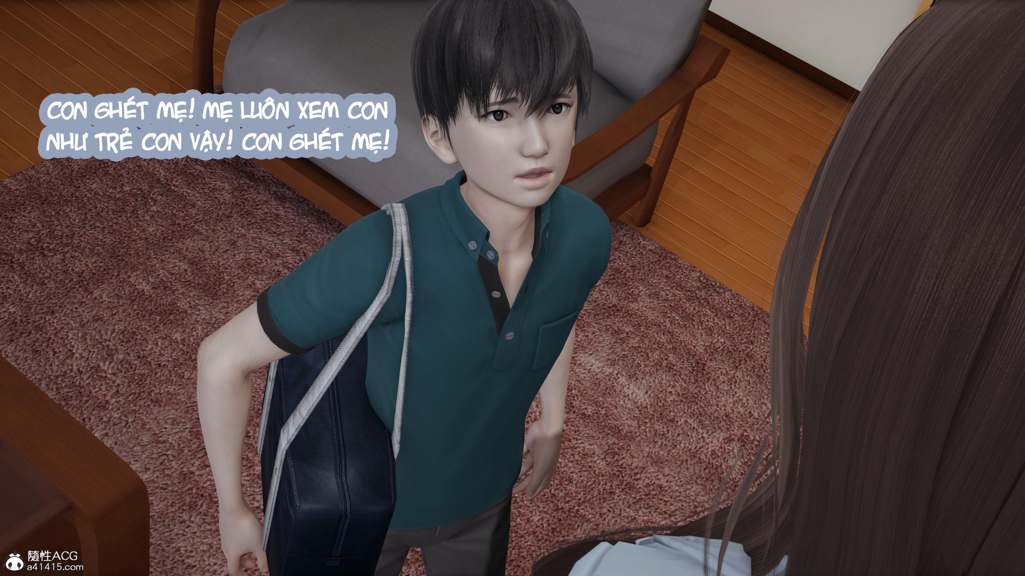 HentaiVN.net - Ảnh 18 - Mẹ Bị Người Khác Cưỡng Hiếp - Chương 2A ( Bị Cướp)