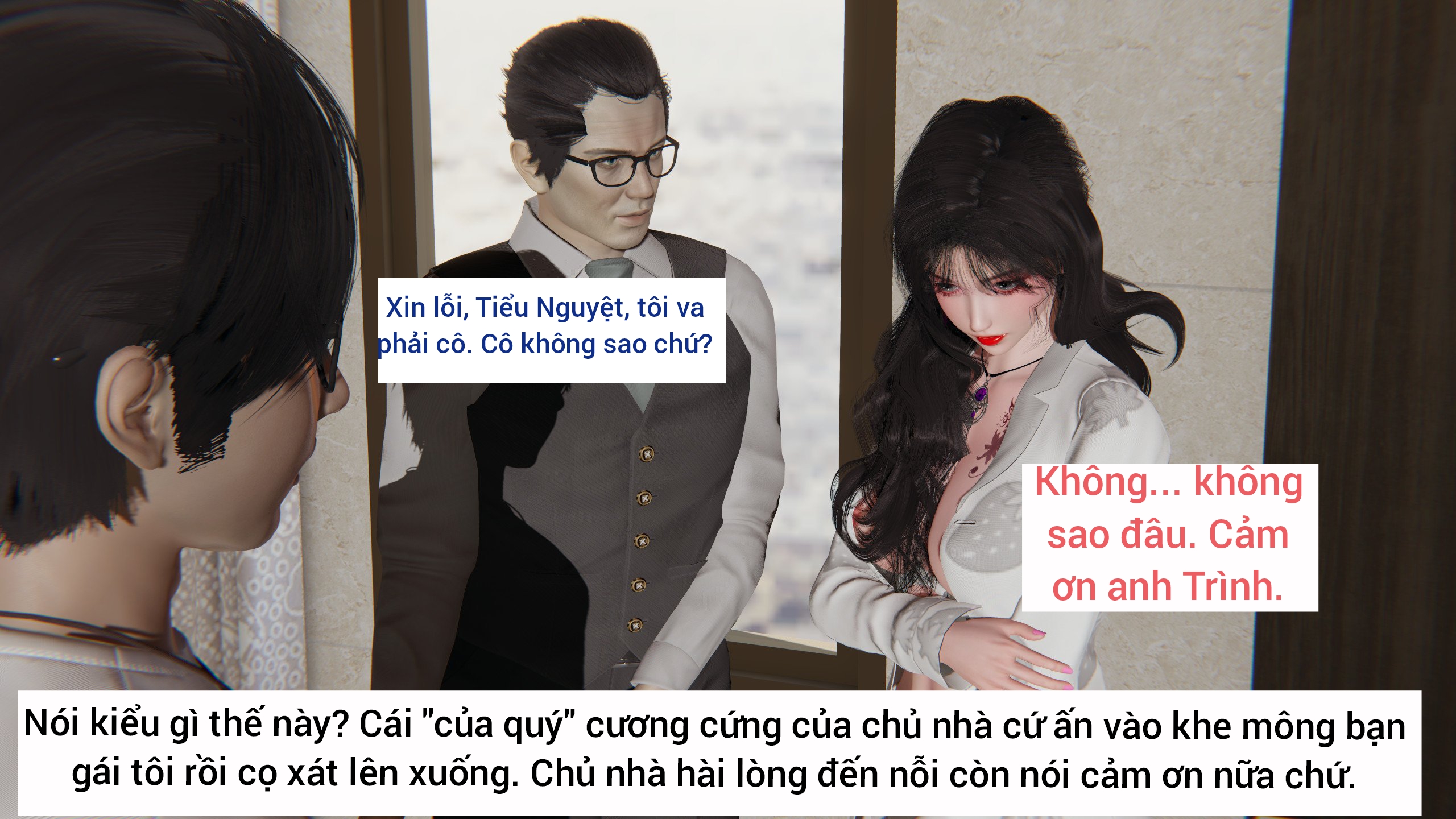 HentaiVN.net - Ảnh 18 - Vạch trần bạn gái Tiểu Nguyệt - Chap3: buổi tụ họp