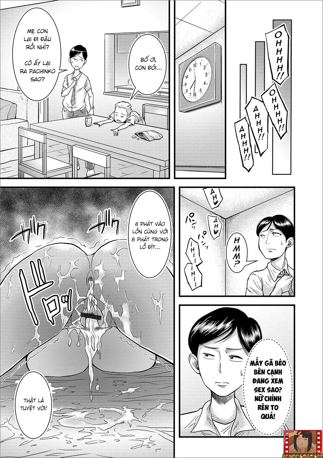 HentaiVN.net - Ảnh 17 - Nhà thôi miên béo ú và cô vợ trẻ - Oneshot