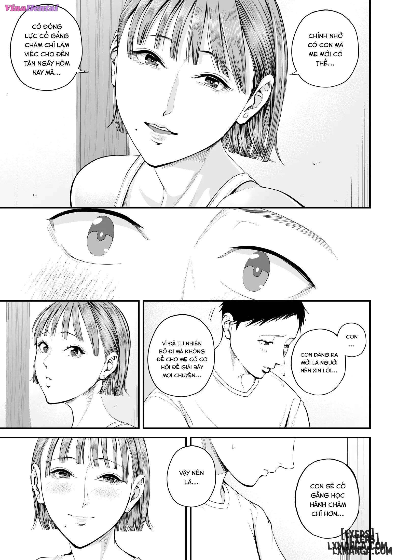 HentaiVN.net - Ảnh 17 - Boshi Jouji ~Daisuki na Okaa-san to Konya Majiwaru - Chap 1