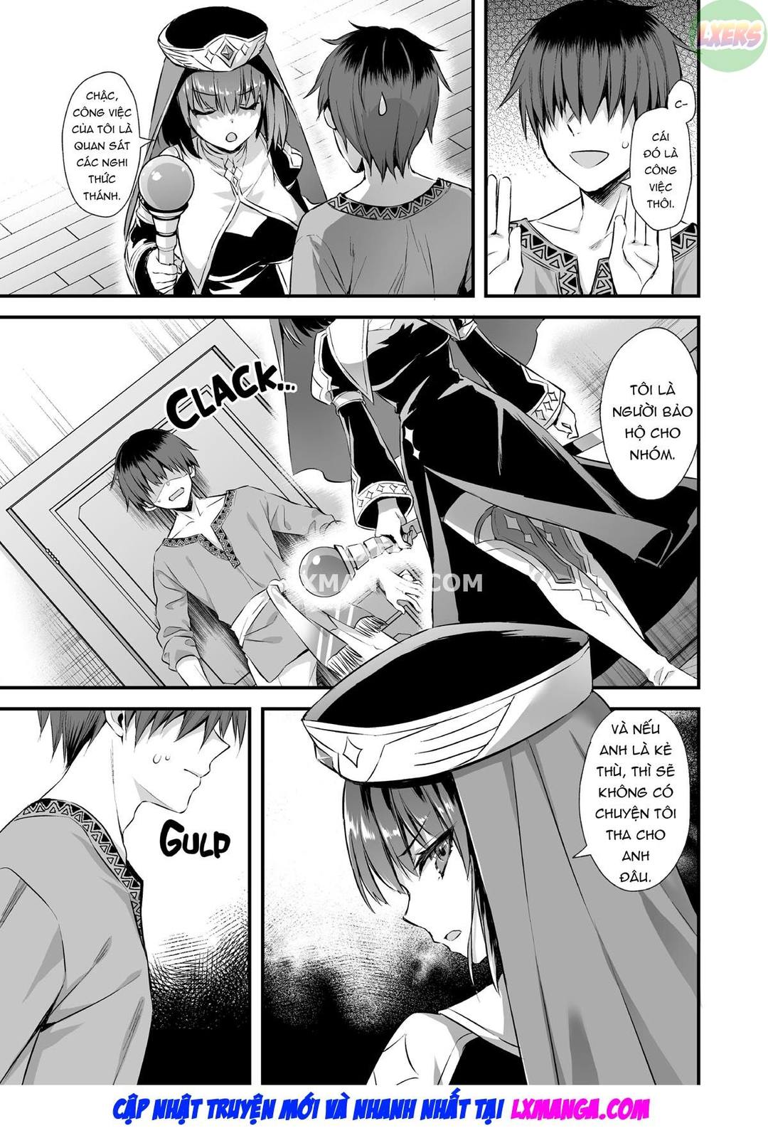 HentaiVN.net - Ảnh 17 - Để mắt đến nàng Elf nóng bỏng ở thế giới khác - Chap 4