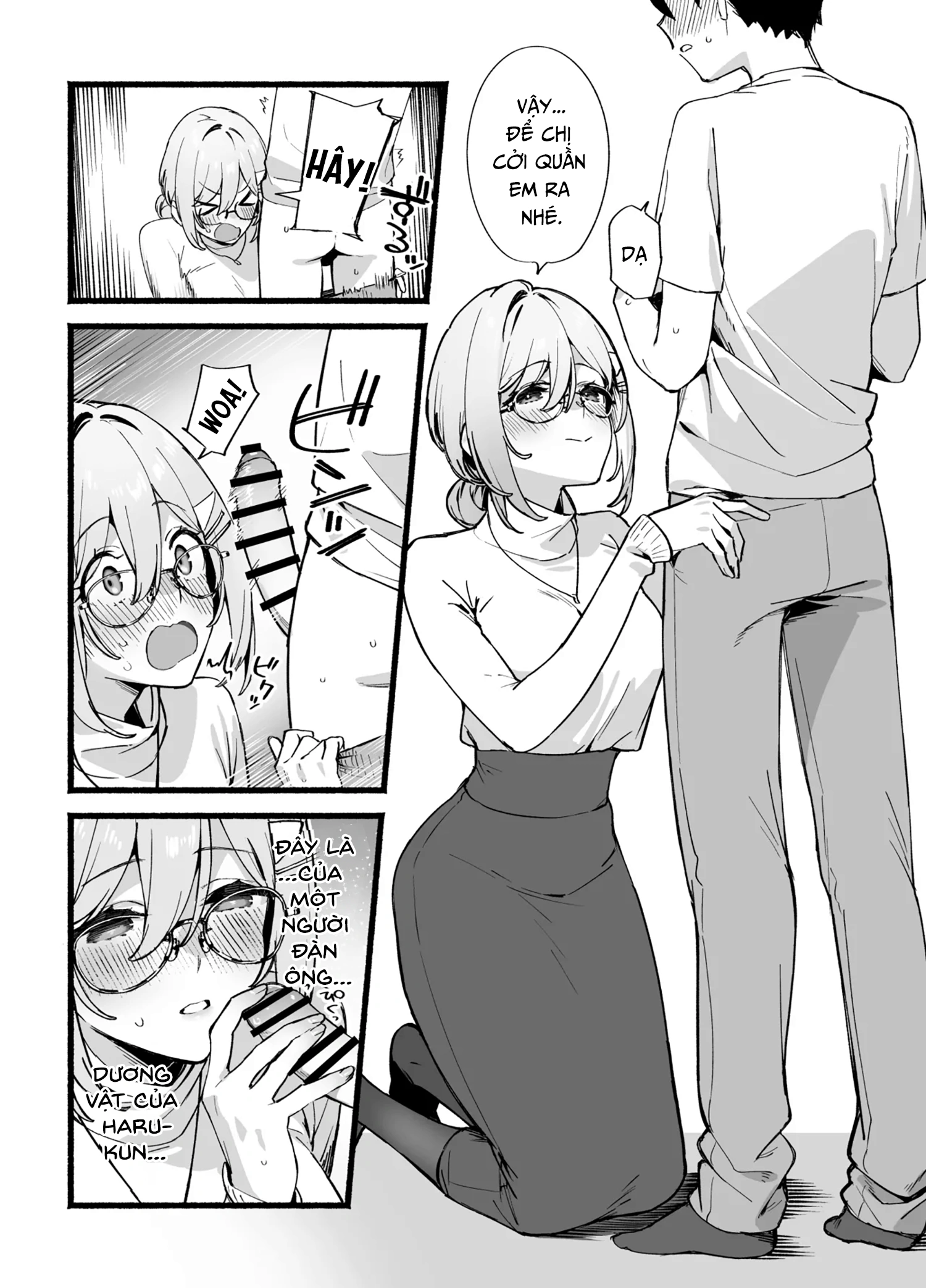 HentaiVN.net - Ảnh 18 - Sister Contrast: Cuộc sống ái ân với những người chị yêu chiều. - Nửa đầu: Chị cả Karia