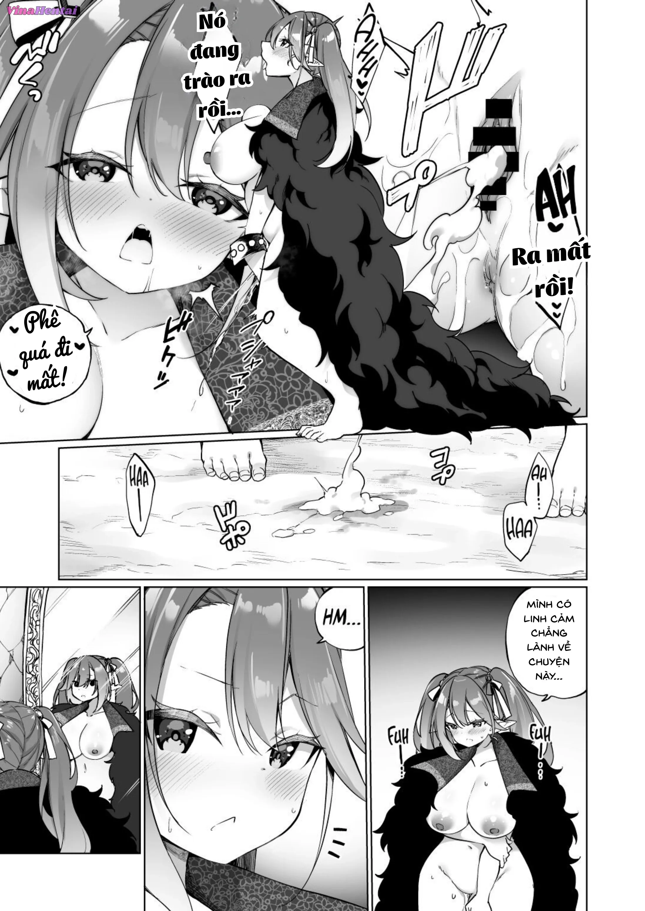 HentaiVN.net - Ảnh 17 - Tên Thủ Lĩnh Cướp Hóa Thành Một Bé Elf Hư Hỏng 1 – Thuốc Elf hóa (Phần 3) - Oneshot