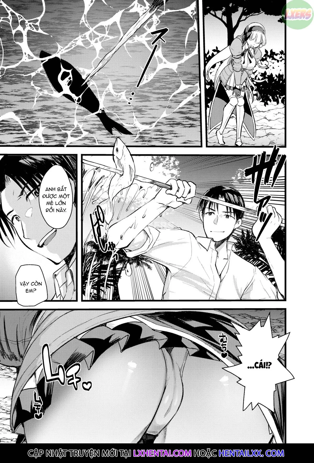 HentaiVN.net - Ảnh 17 - Cuộc sống thư thái nơi đảo hoang cùng cô Kỵ sĩ công chúa Level 1 - Chap 6