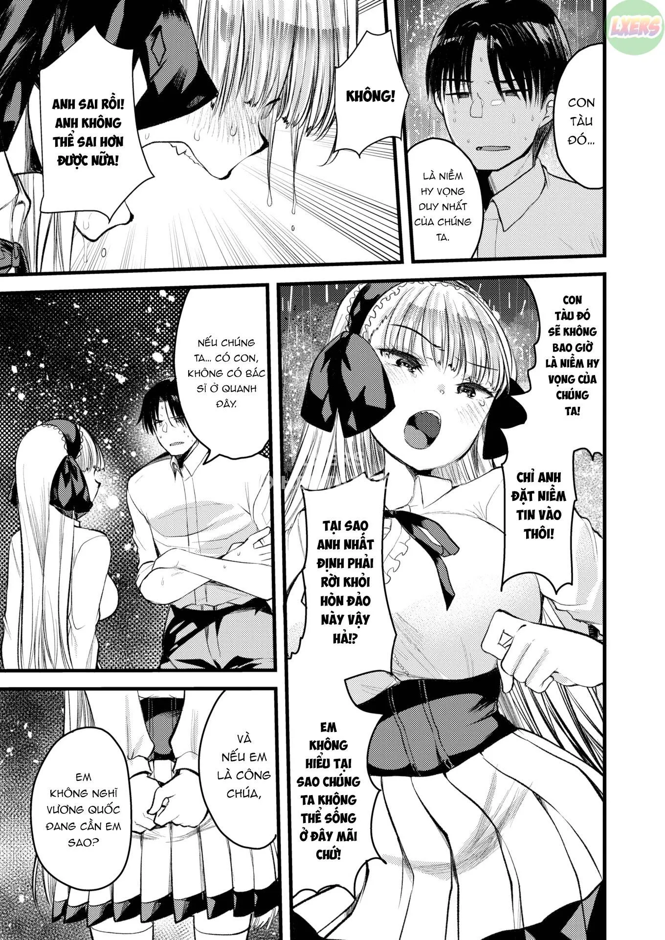 HentaiVN.net - Ảnh 17 - Cuộc sống thư thái nơi đảo hoang cùng cô Kỵ sĩ công chúa Level 1 - Chap 9