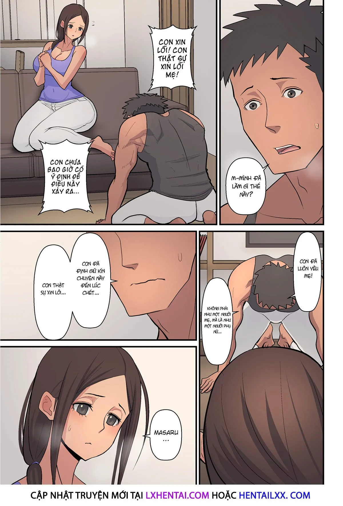 HentaiVN.net - Ảnh 10 - Haha kara Inbo ni Natta Wake [How I Went From Mom to Slut] - Oneshot - Không che