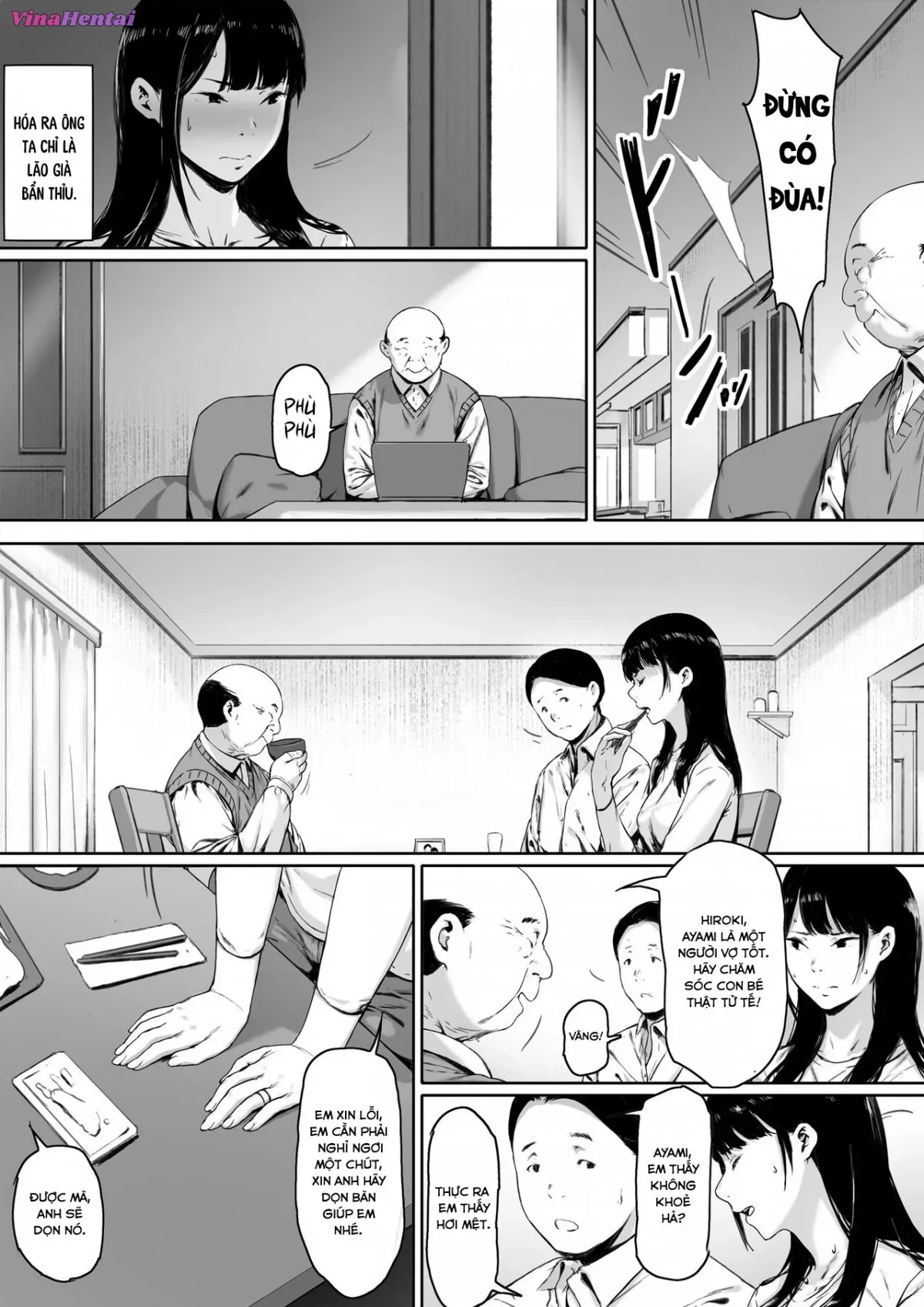 HentaiVN.net - Ảnh 17 - 1. Ánh nhìn của bố chồng 1 - Phần 1 - Chap 1