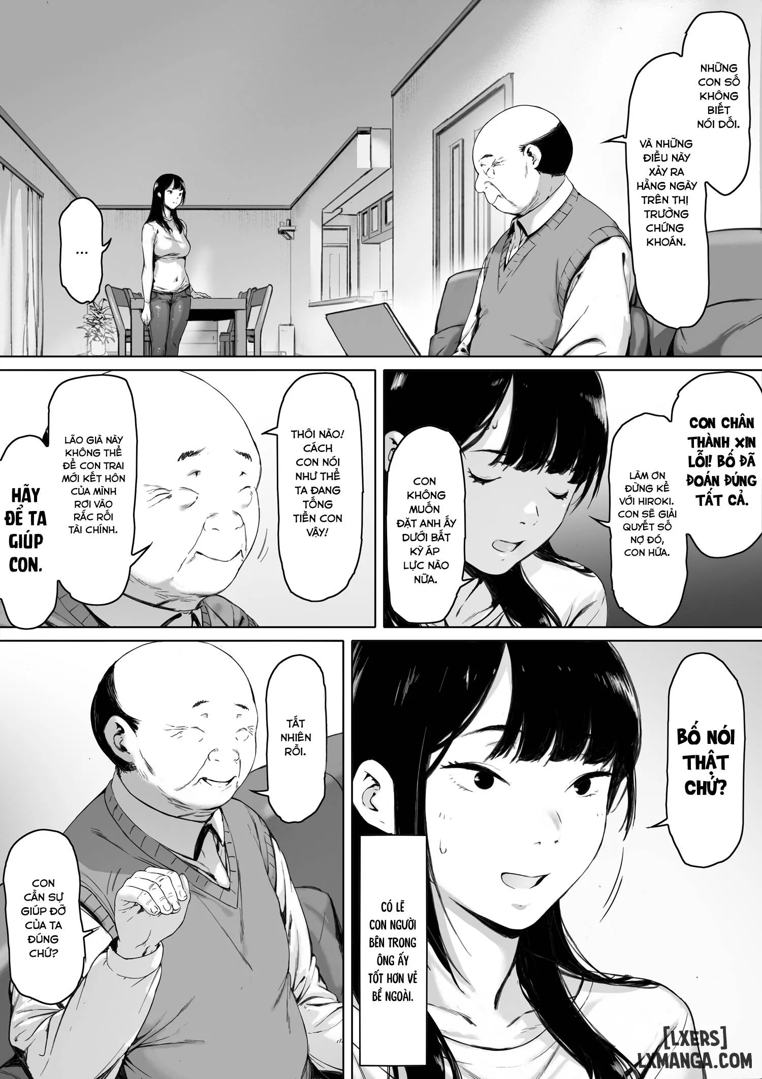 HentaiVN.net - Ảnh 17 - 1. Ánh nhìn của bố chồng 1 - Chapter 1