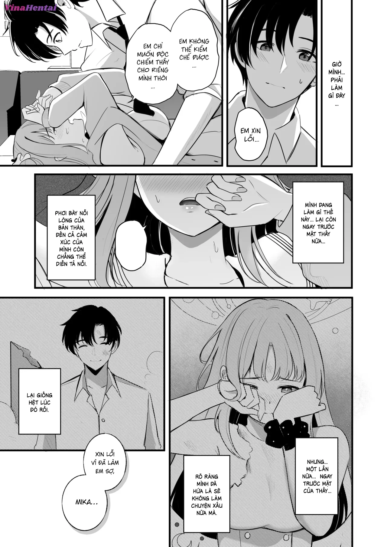 HentaiVN.net - Ảnh 17 - Bé hư của mỗi riêng thầy mà thôi. - Oneshot
