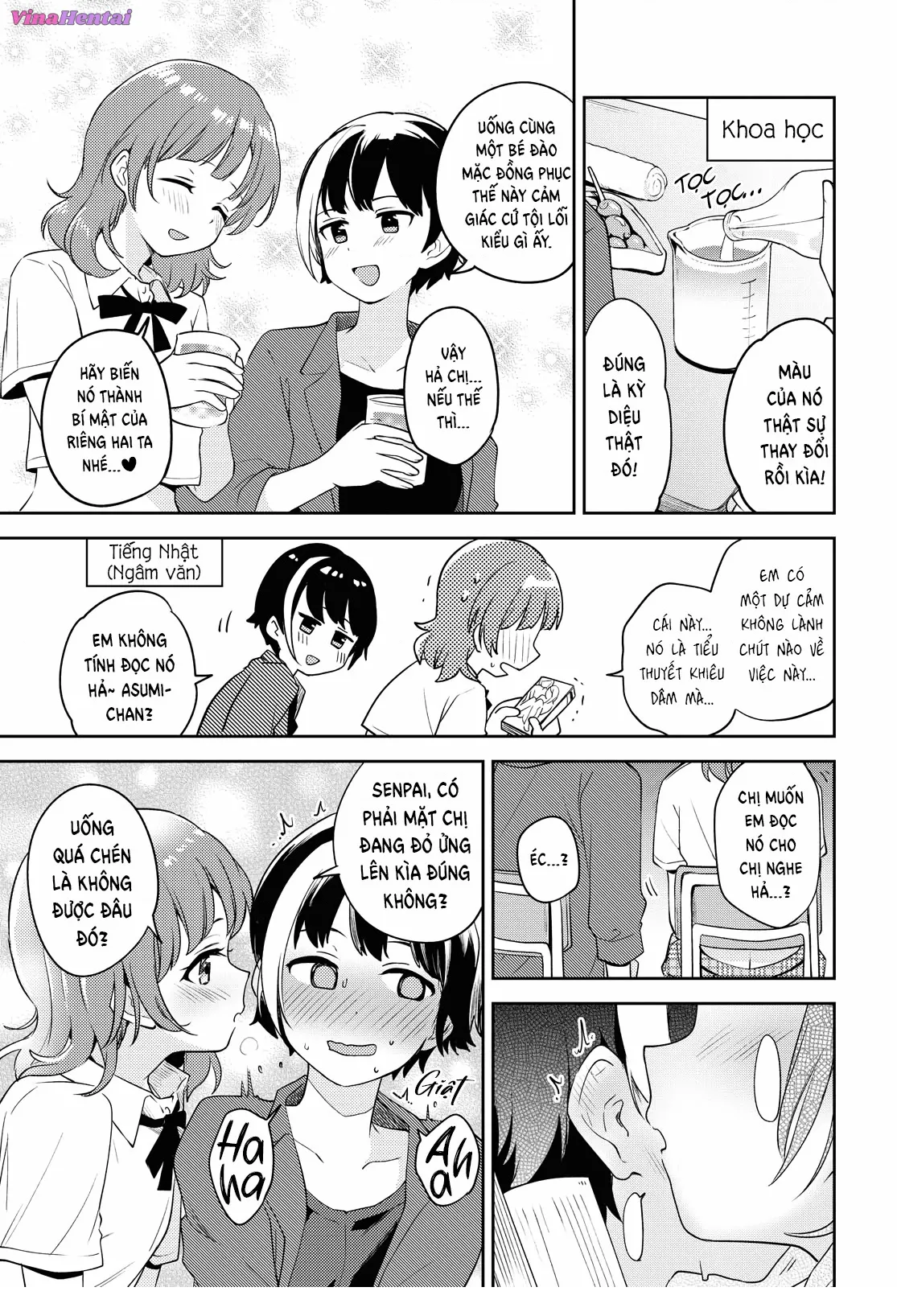 HentaiVN.net - Ảnh 17 - Asumi-chan có hứng thú với Nhà thổ Bách hợp! - Đêm 6