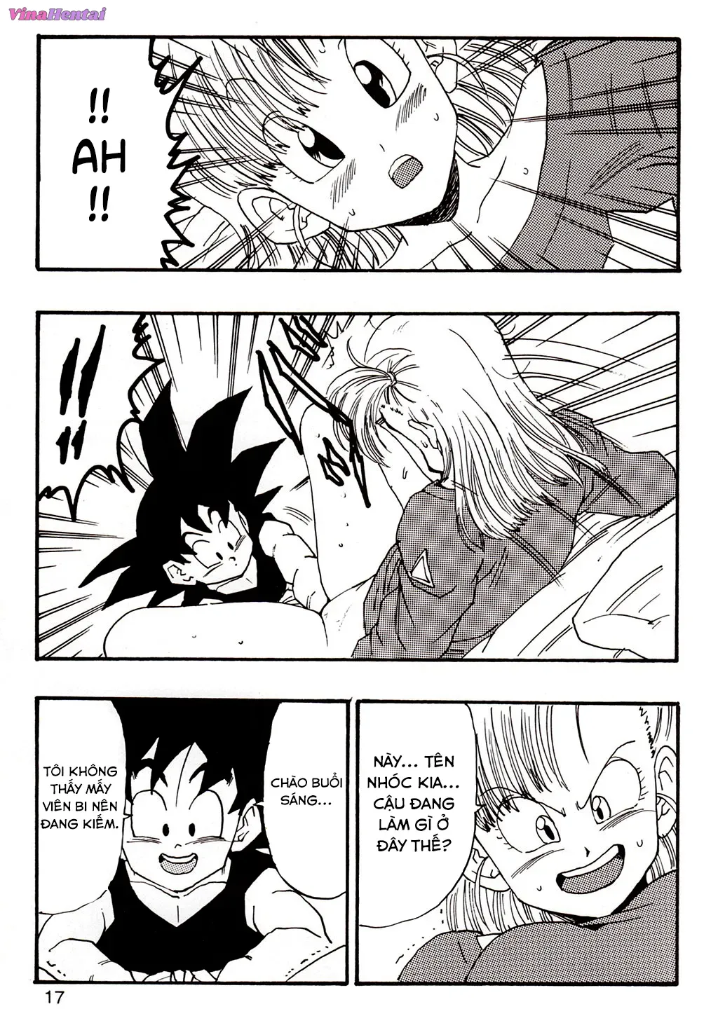 HentaiVN.net - Ảnh 17 - Những câu chuyện xấu hổ của Bulma - Chap 1 - Goku ngây thơ