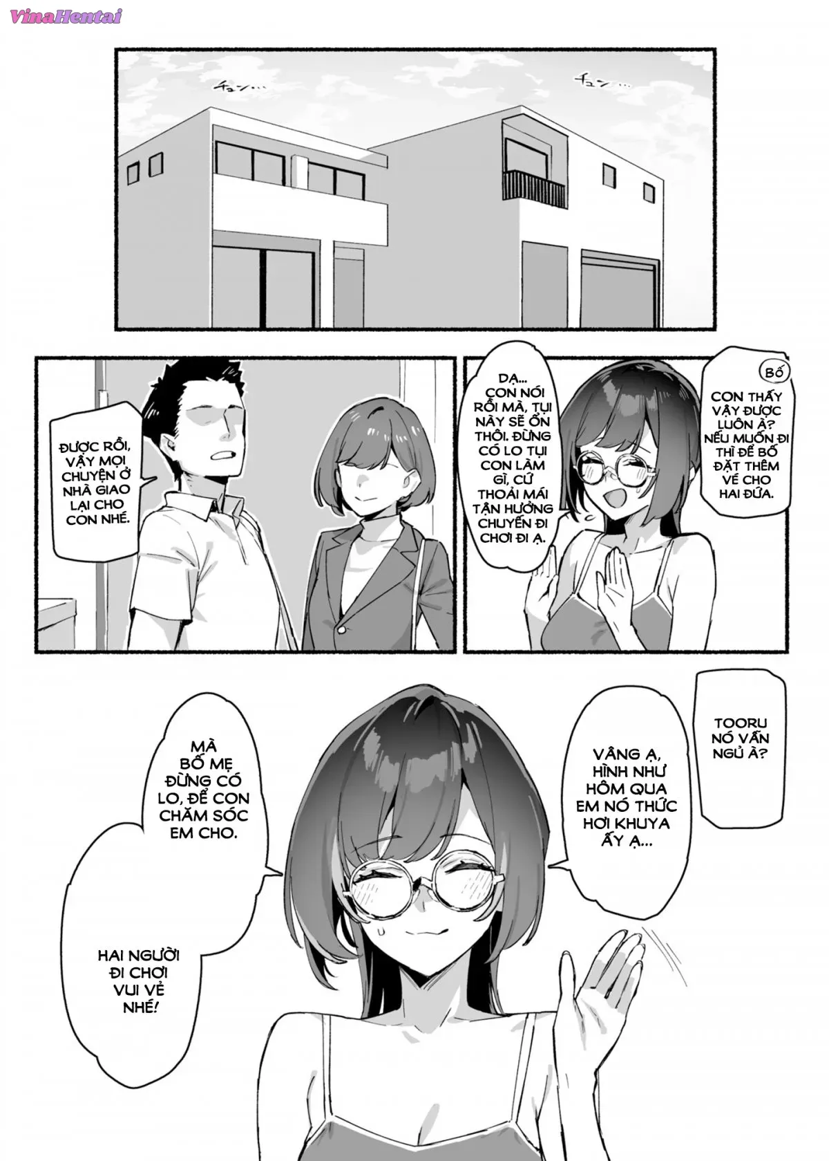 HentaiVN.net - Ảnh 17 - Người chị yêu dấu là của riêng tôi!  - Chap 1: Bố mẹ đi vắng và hành động của chị em ta.