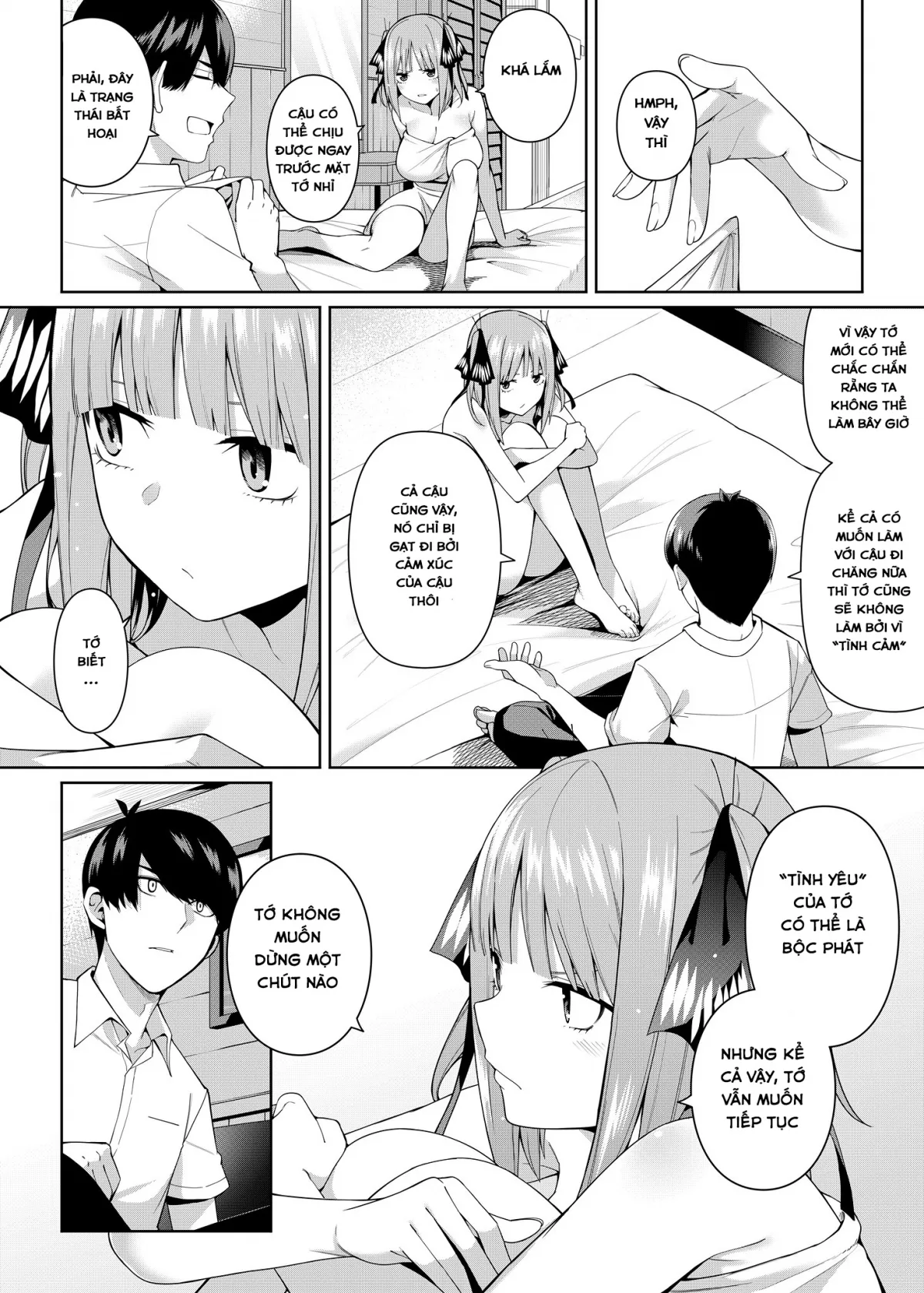 HentaiVN.net - Ảnh 17 - Nibun no Yuudou (Gotoubun no Hanayome) [Half Seduction] - Oneshot