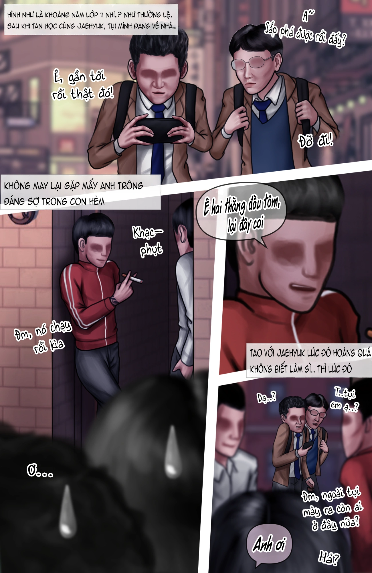 HentaiVN.net - Ảnh 21 - Gái Du Côn X Wibu Đụt Cận Trĩ - Chap 9.1