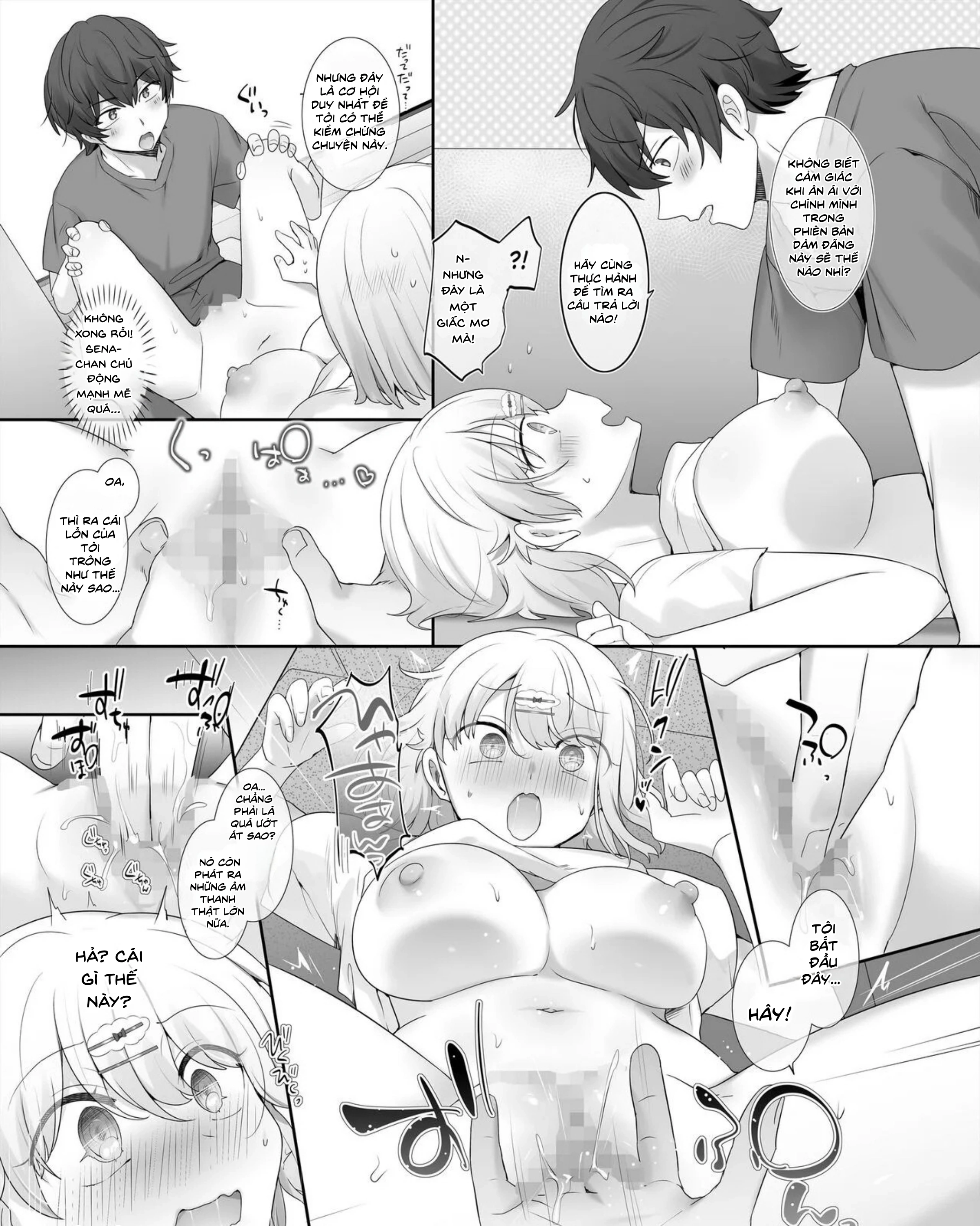 HentaiVN.net - Ảnh 36 - Những chỗ khiến cô ấy cảm thấy sung sướng - oneshot