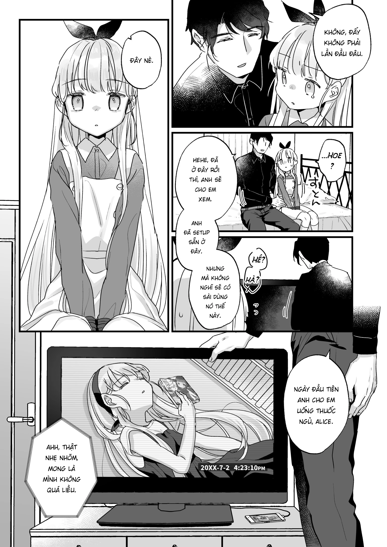 HentaiVN.net - Ảnh 18 - Anh hàng sớm lập dị cứ gọi bé là Alice - Chap 1