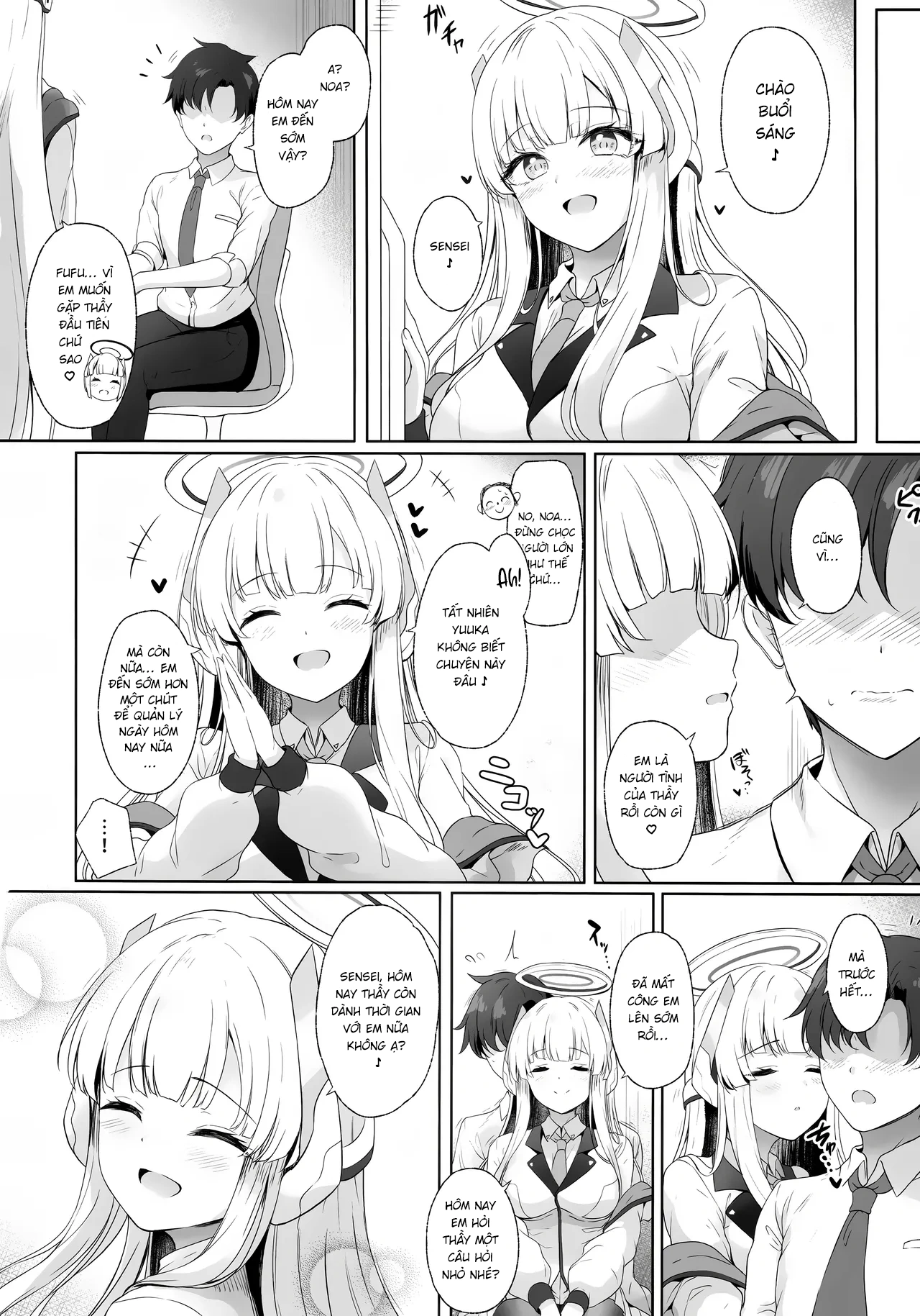 HentaiVN.net - Ảnh 19 - Sensei, chuyện quản lý cứ để em lo ạ! ♡ - One shot khô dái