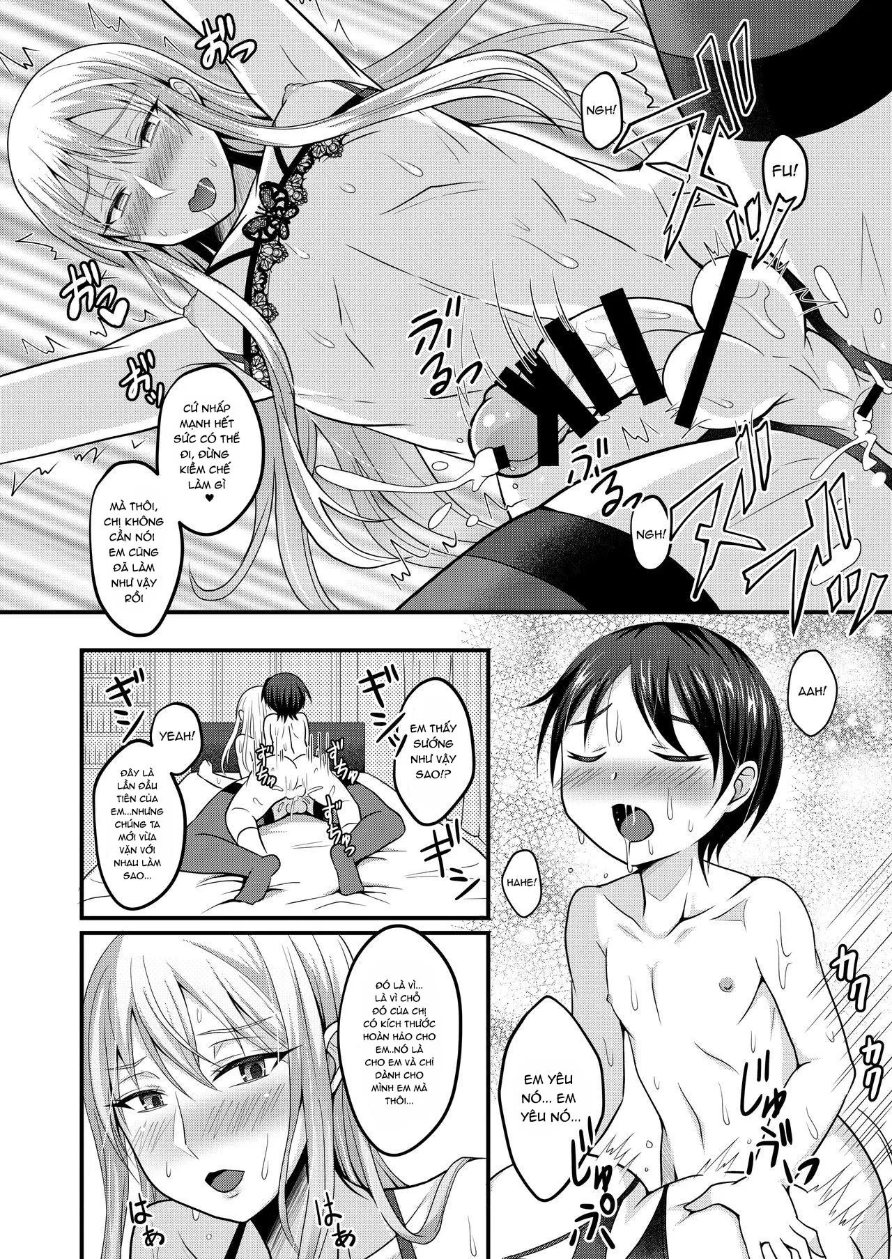 HentaiVN.net - Ảnh 18 - Amaetagari na Otouto wa Onee-chan Banare ga Dekinai - Oneshot