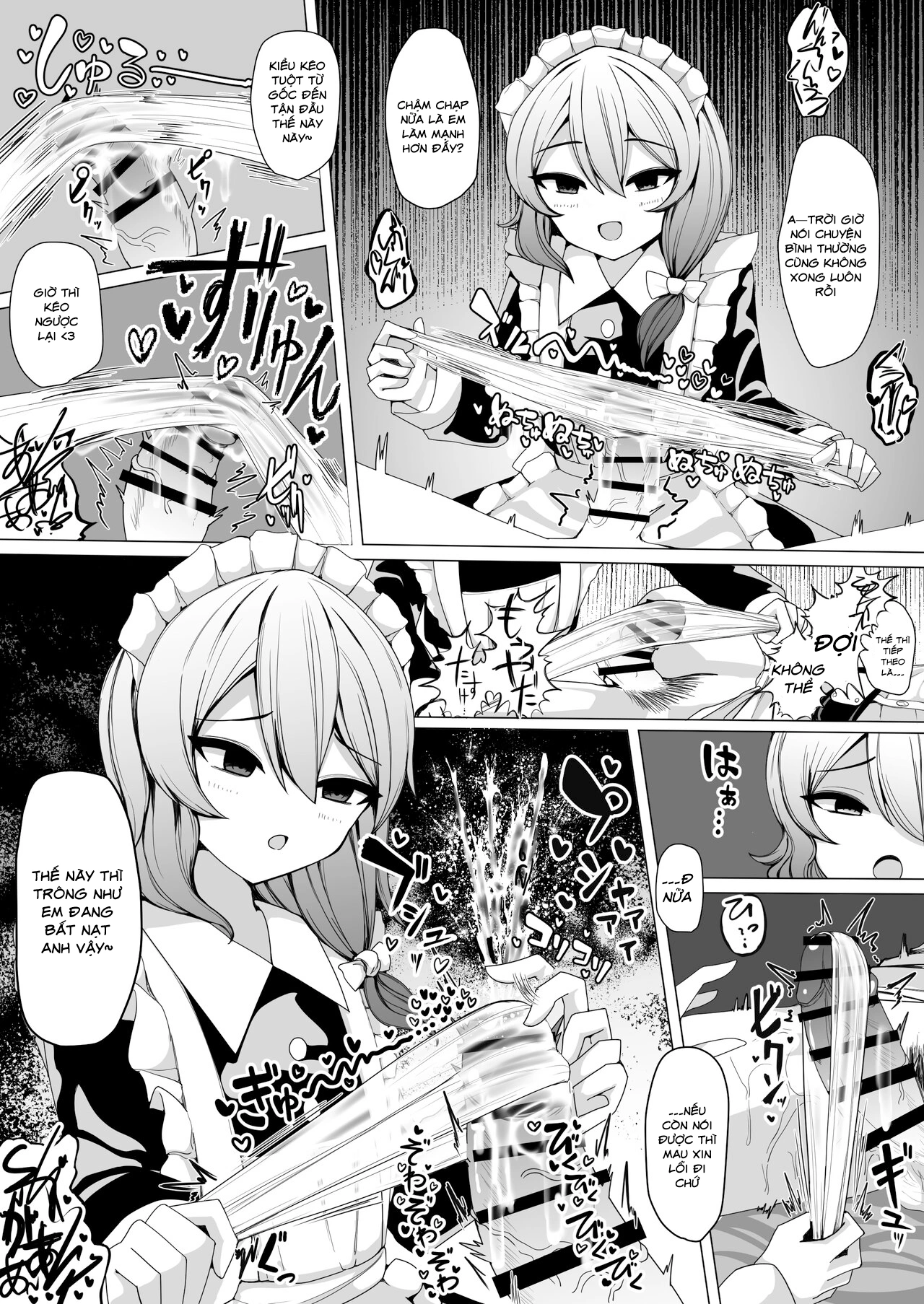 HentaiVN.net - Ảnh 17 - Tôi bị cô hầu gái vắt kiệt cho đến ngất - Oneshot
