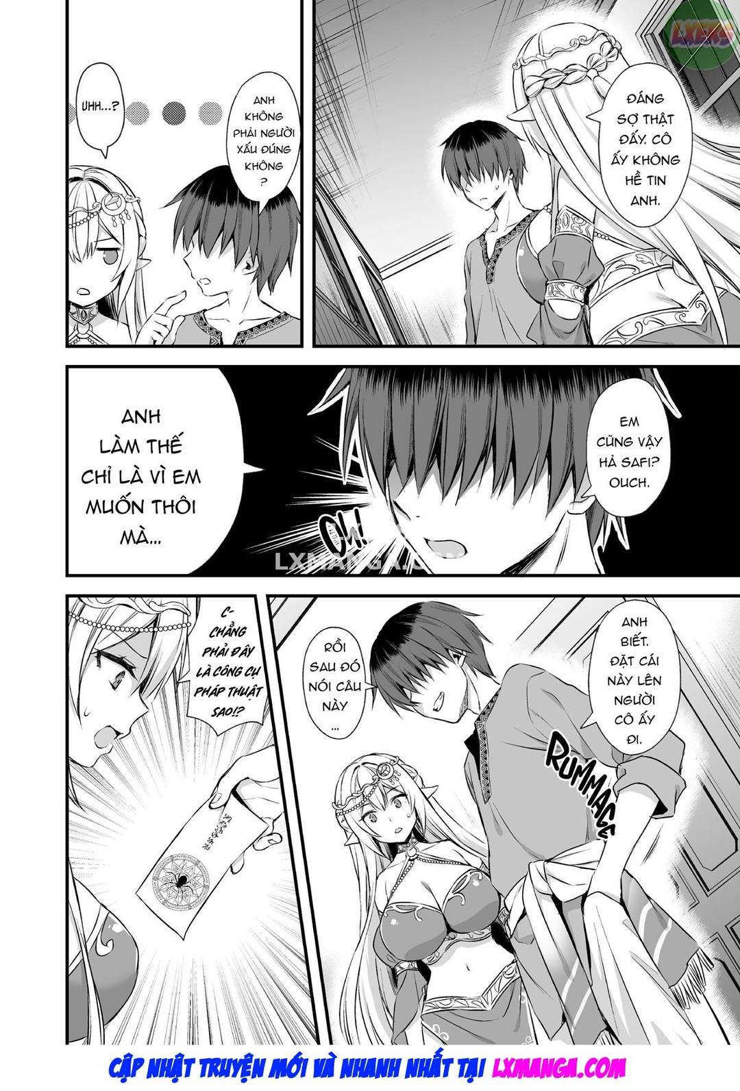 HentaiVN.net - Ảnh 18 - Để mắt đến nàng Elf nóng bỏng ở thế giới khác - Chap 4