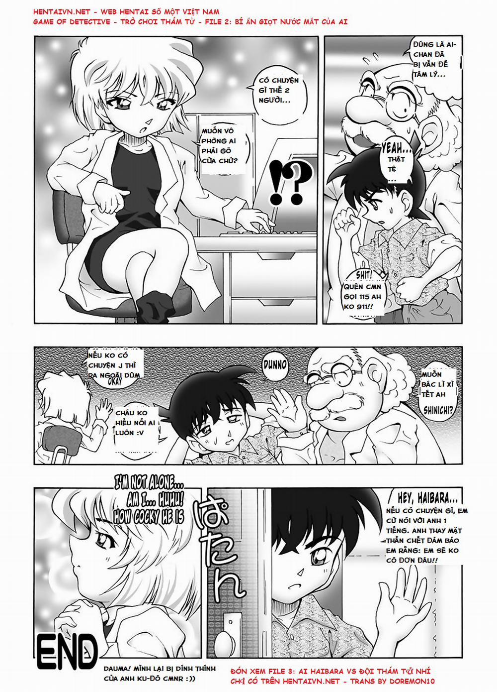 HentaiVN.net - Ảnh 19 - Thánh Conan [Game Of Detective, Trò Chơi Thám Tử] - Chương 5 File 0 Bí ẩn giọt nước mắt của Ai