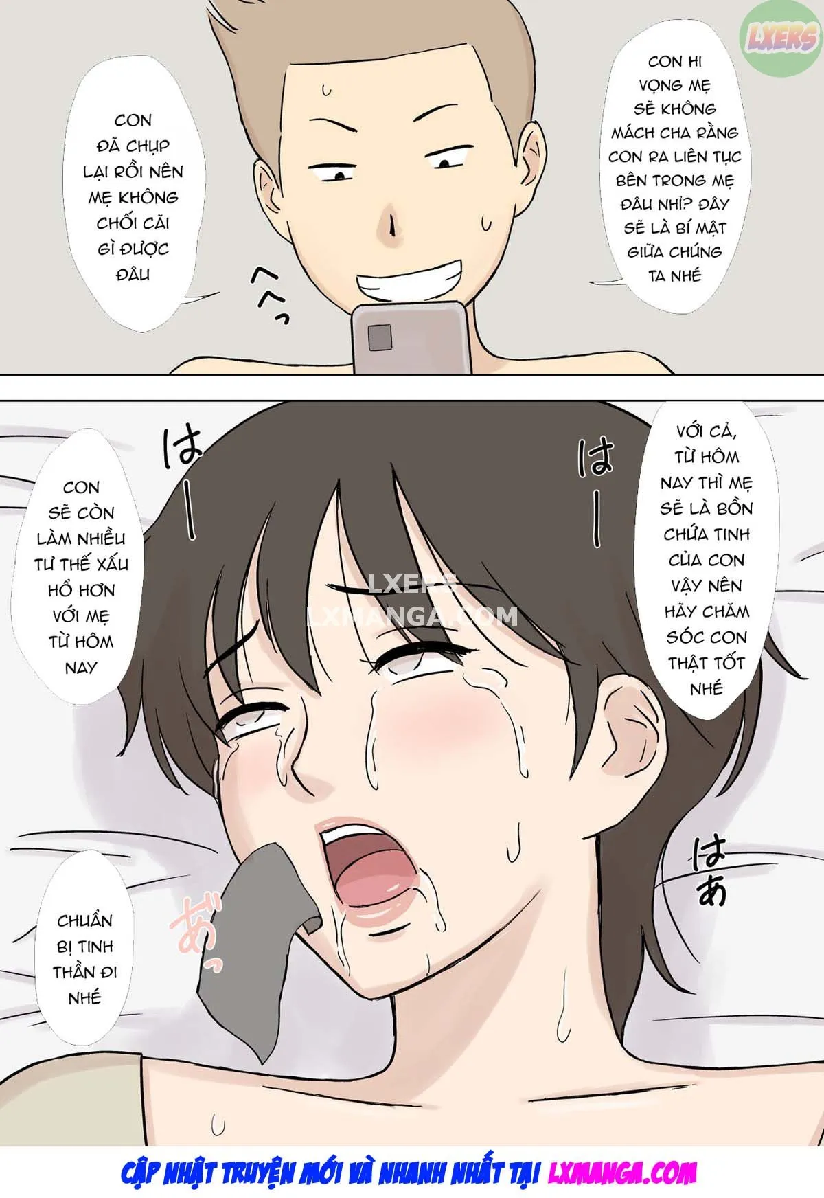 HentaiVN.net - Ảnh 18 - Numa Haha Wanpaku Musuko No Mama Ijiri - Oneshot