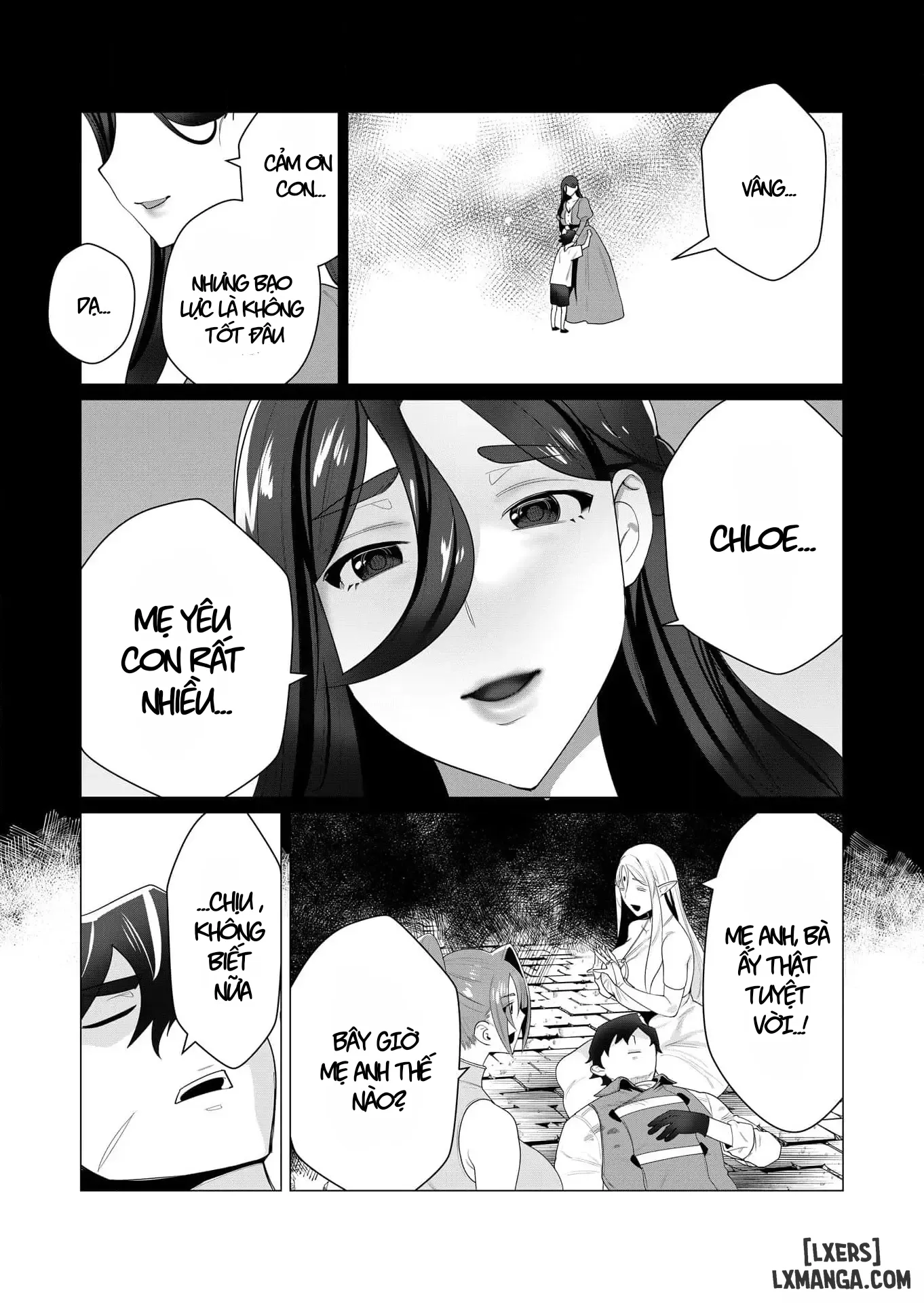 HentaiVN.net - Ảnh 18 - Vị Anh Hùng Muốn “Vợ Người Ta” Làm Phần Thưởng - Chap 3 : Threesome
