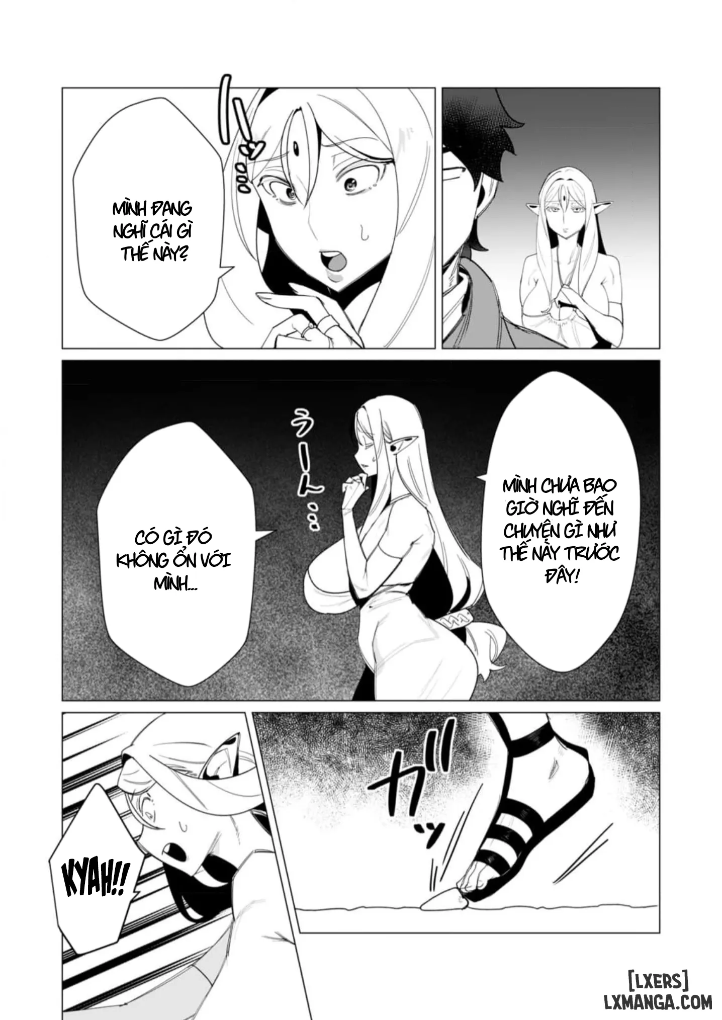 HentaiVN.net - Ảnh 18 - Vị Anh Hùng Muốn “Vợ Người Ta” Làm Phần Thưởng - Chap 8 : Dũng Sĩ x Harpy (phần 1)