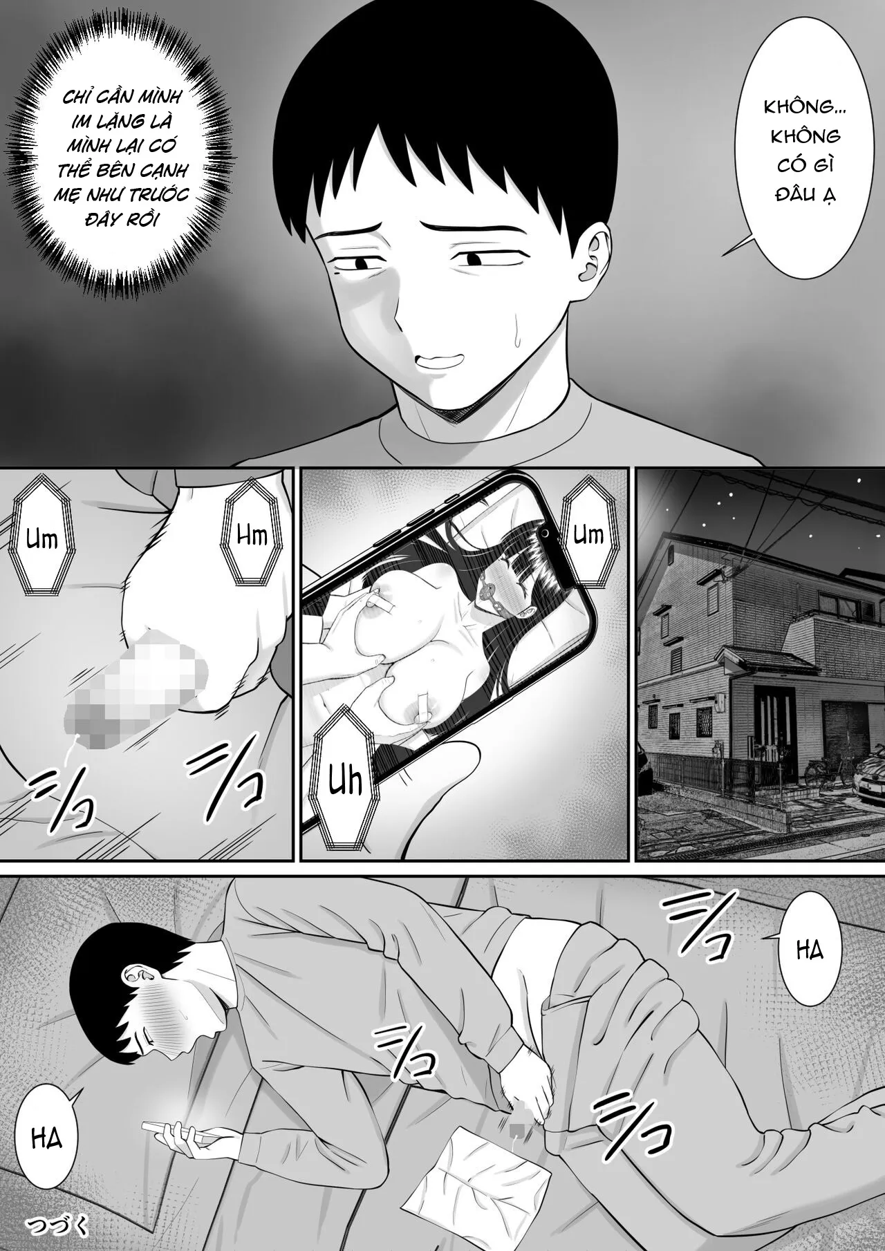 HentaiVN.net - Ảnh 18 - Thằng bắt nạt tôi nó địt mẹ tôi!?  - Phần 4 - chap 3 - End