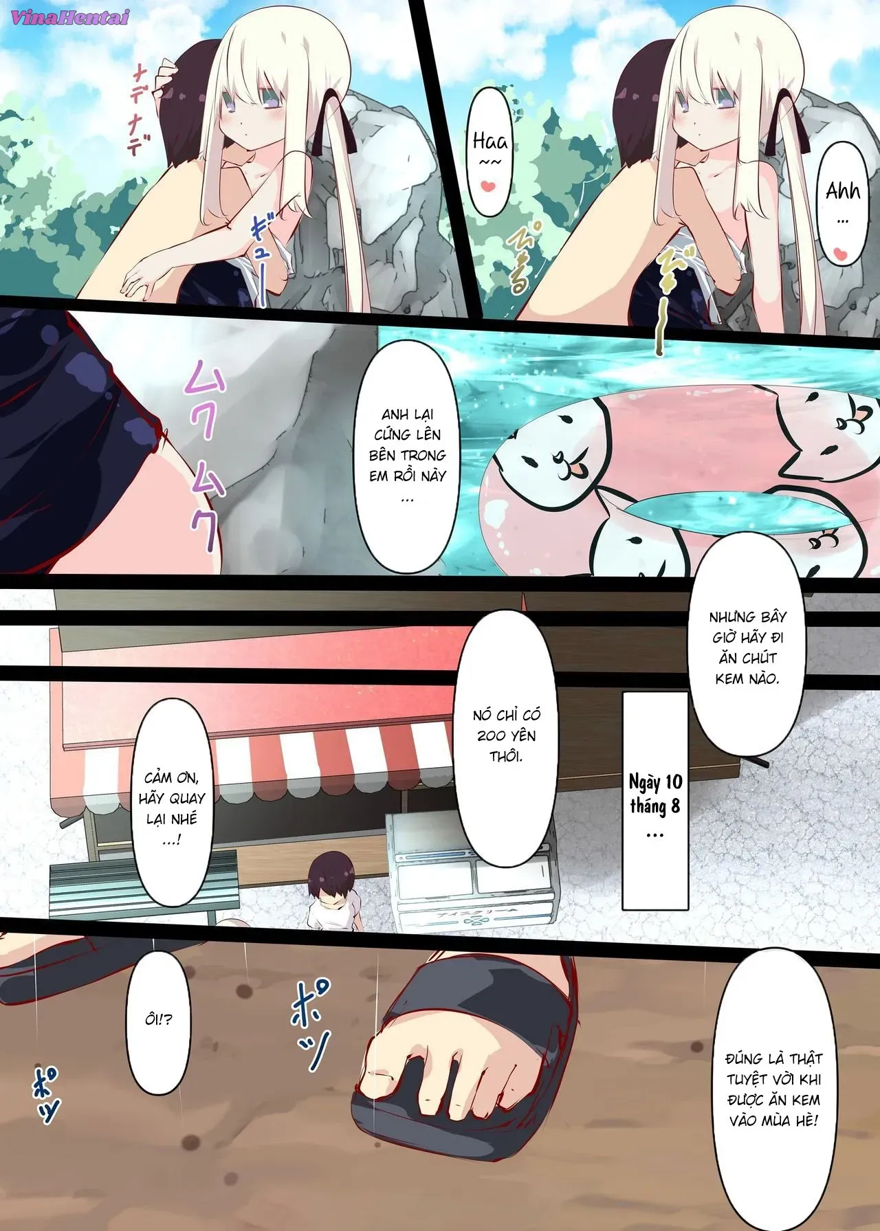 HentaiVN.net - Ảnh 18 - Natsuyasumi dakara Muteikou na Itoko ni Chinko Ireru Hanashi - Chap 3