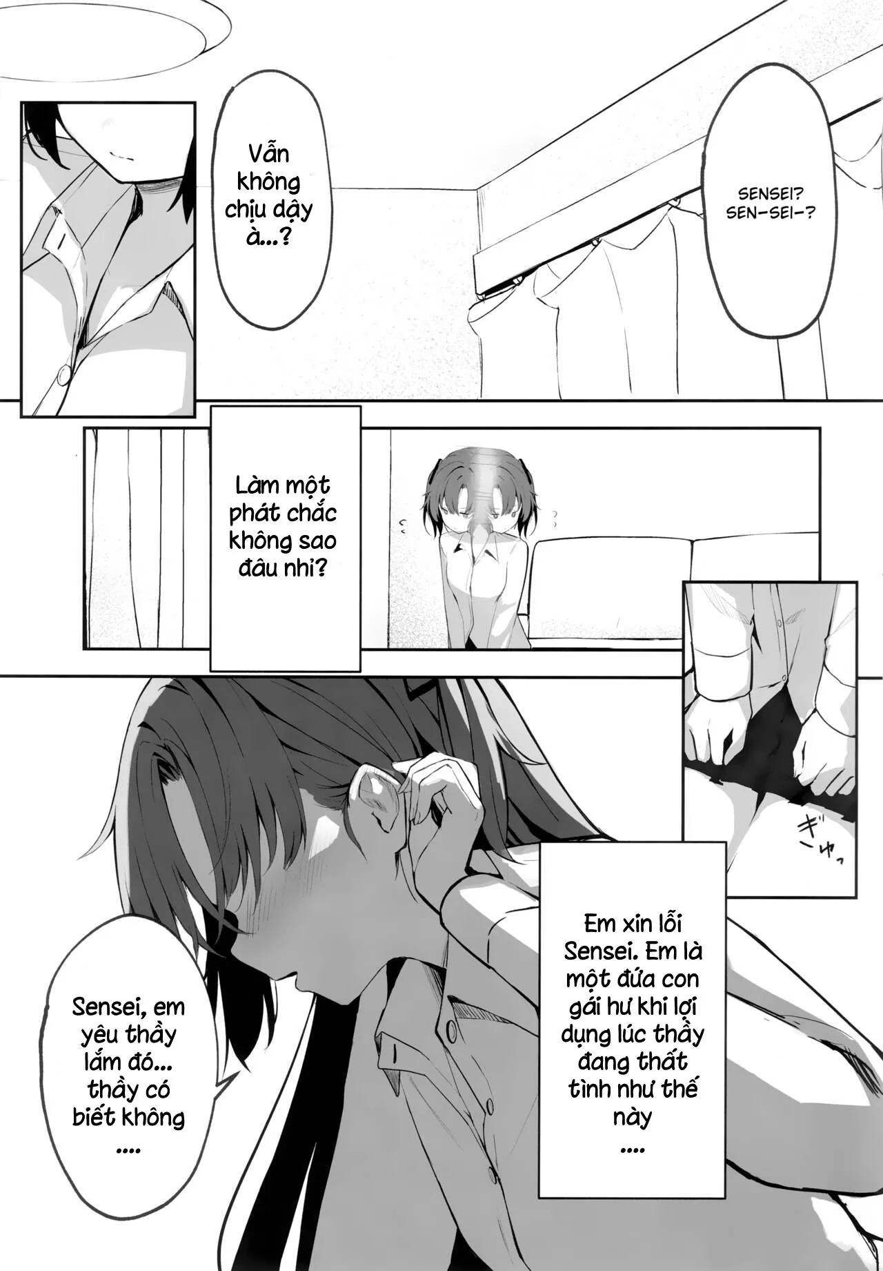 HentaiVN.net - Ảnh 18 - Cơn mưa và sự vội vàng [Ame to Shousou ; rain and impatience ; 雨と焦燥] - Oneshot