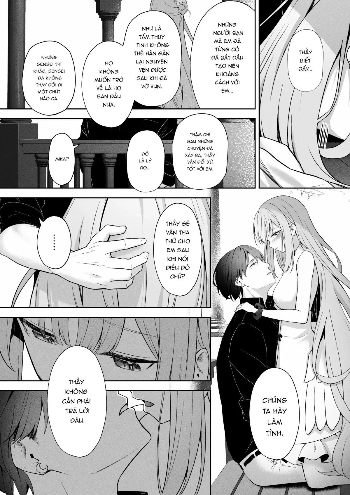 HentaiVN.net - Ảnh 18 - Tia nắng của khuyết trăng [Mikazuki no Pierce Hole; Pierce Hole of The Cresent Moon] - Oneshot