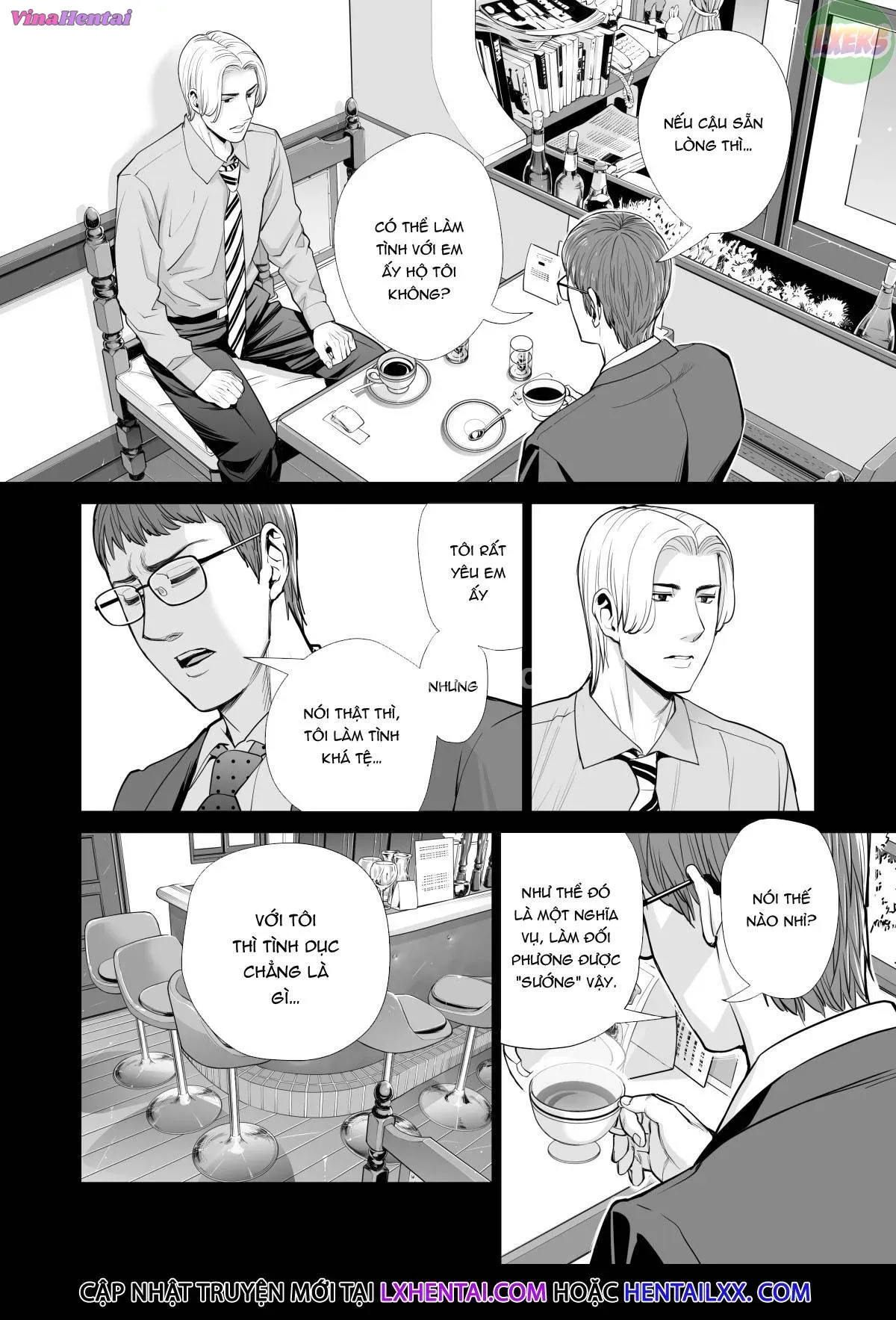 HentaiVN.net - Ảnh 18 - A Housewife Stolen By A Coworker Besides Her Blackout Drunk Husband [Tsukiyo No Midare Zake (Zenpen) Moonlit Intoxication; Tsukiyo No Midare Zake (Kouhen) Moonlit Intoxication] - Chap 3