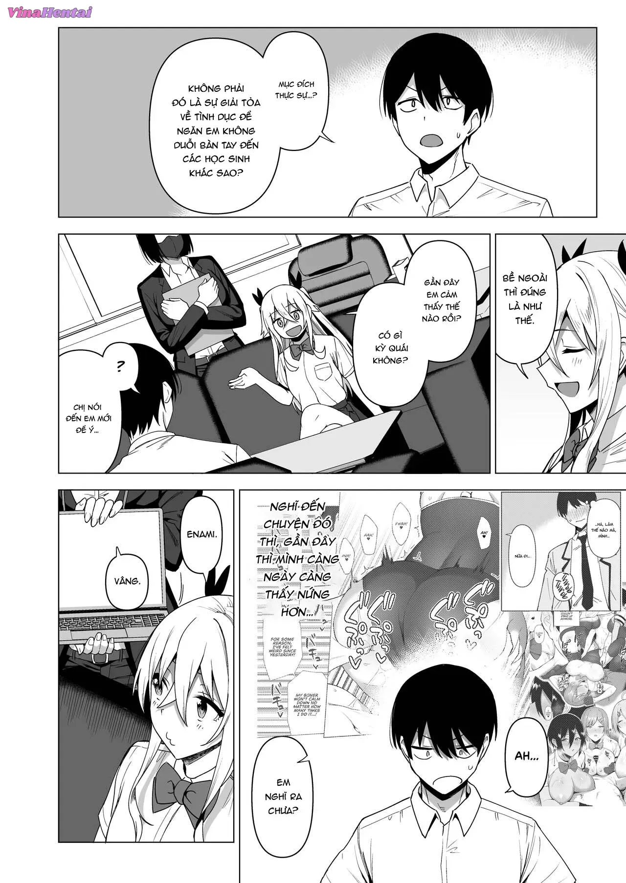 HentaiVN.net - Ảnh 18 - Fuuki Iin To Fuuzoku Katsudou [SEX ACTS With A Member Of The Public Moral Committee] - Chap 4.2