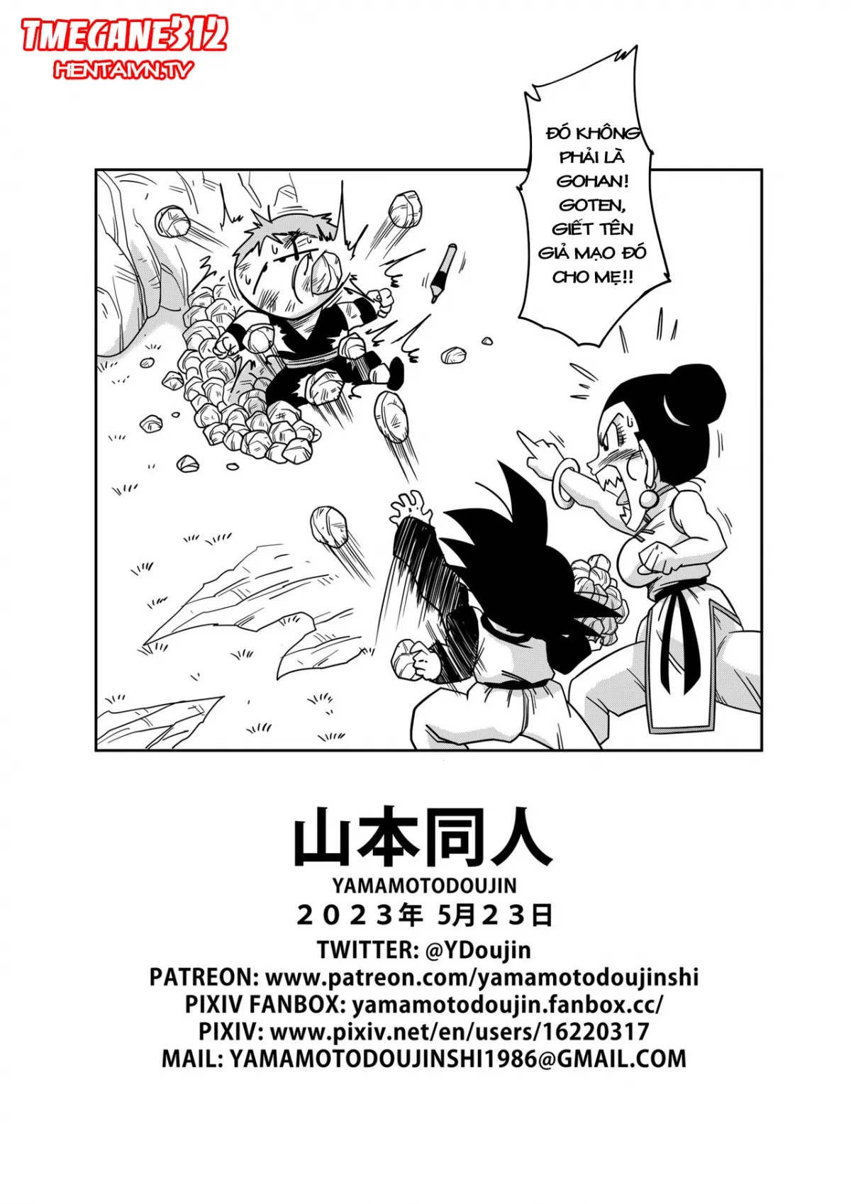 HentaiVN.net - Ảnh 18 - Cặc Hóa Siêu Xayda Đại Chiến Với Những Cái Lồn Xinh [Love Triangle Z] - Chap 5: Báo hiếu mỗi sáng (Không che)