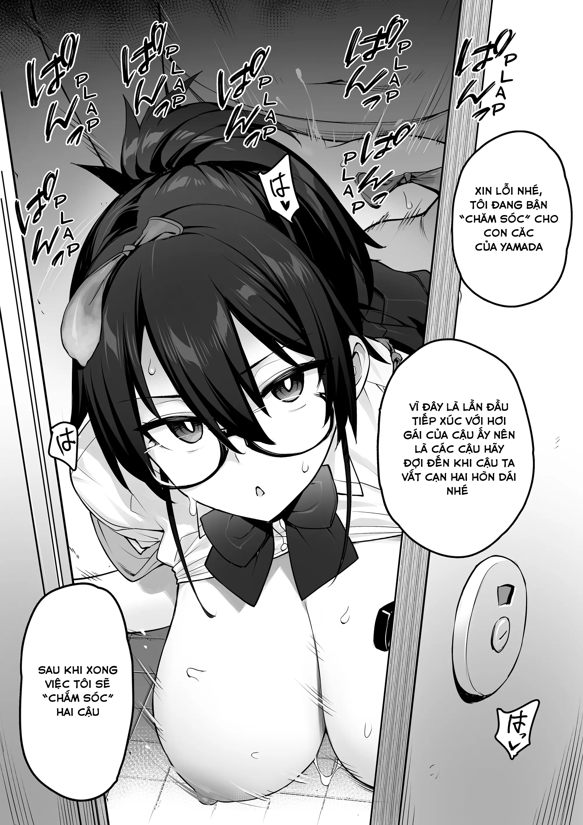 HentaiVN.net - Ảnh 19 - Atarashii Fuuki Iinchou wa Kyonyuu Sugiru Ken - Phần 1 - Full 4 chap