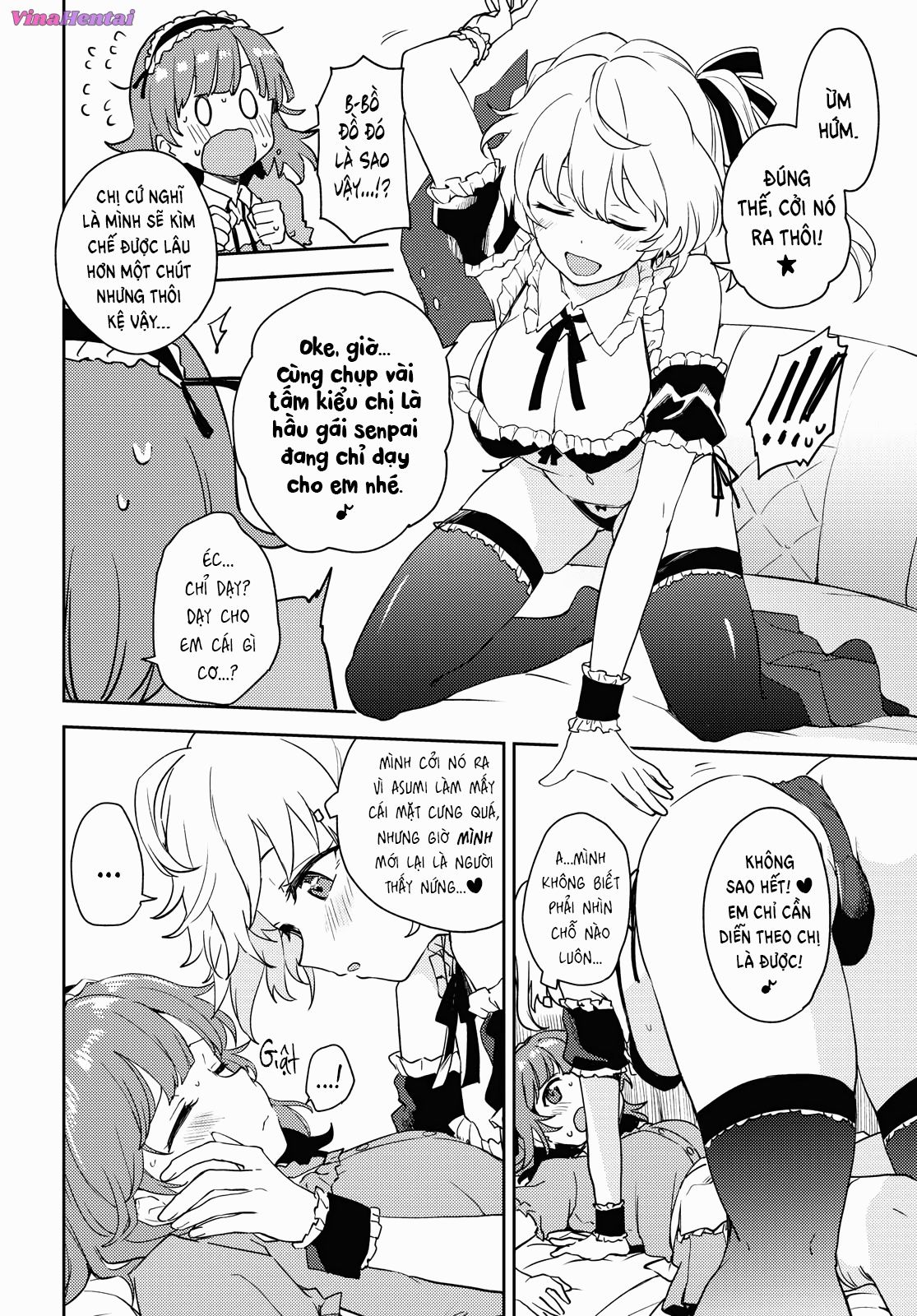 HentaiVN.net - Ảnh 18 - Asumi-chan có hứng thú với Nhà thổ Bách hợp! - Đêm 3