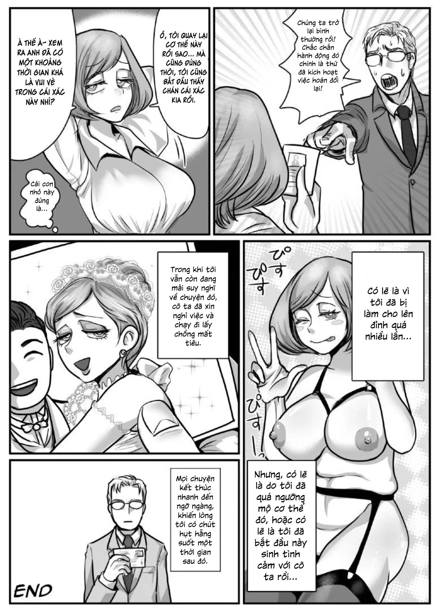 HentaiVN.net - Ảnh 19 - Hoán đổi thân xác với nữ nhân viên văn phòng - Oneshot