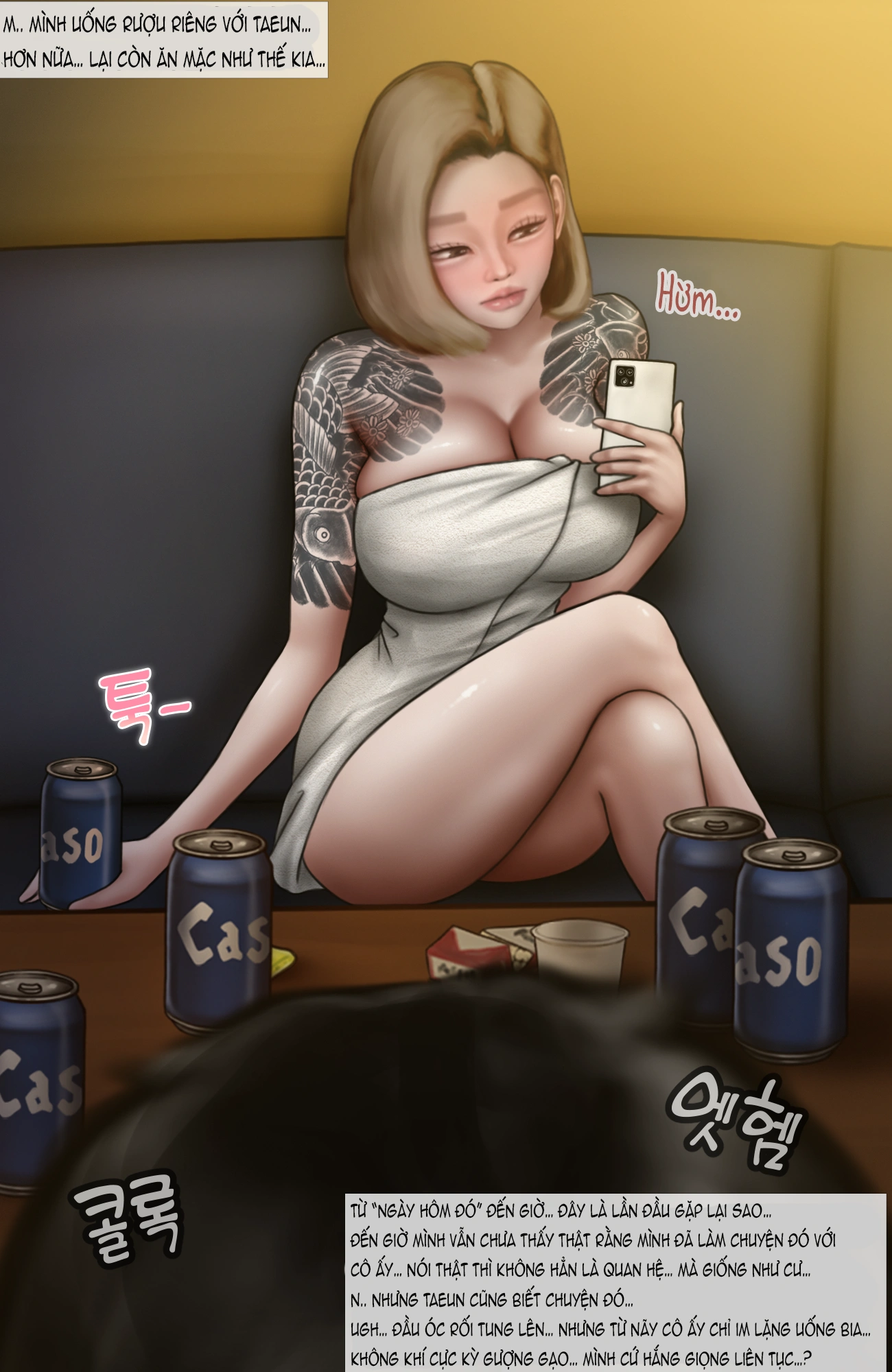 HentaiVN.net - Ảnh 22 - Gái Du Côn X Wibu Đụt Cận Trĩ - Chap 7
